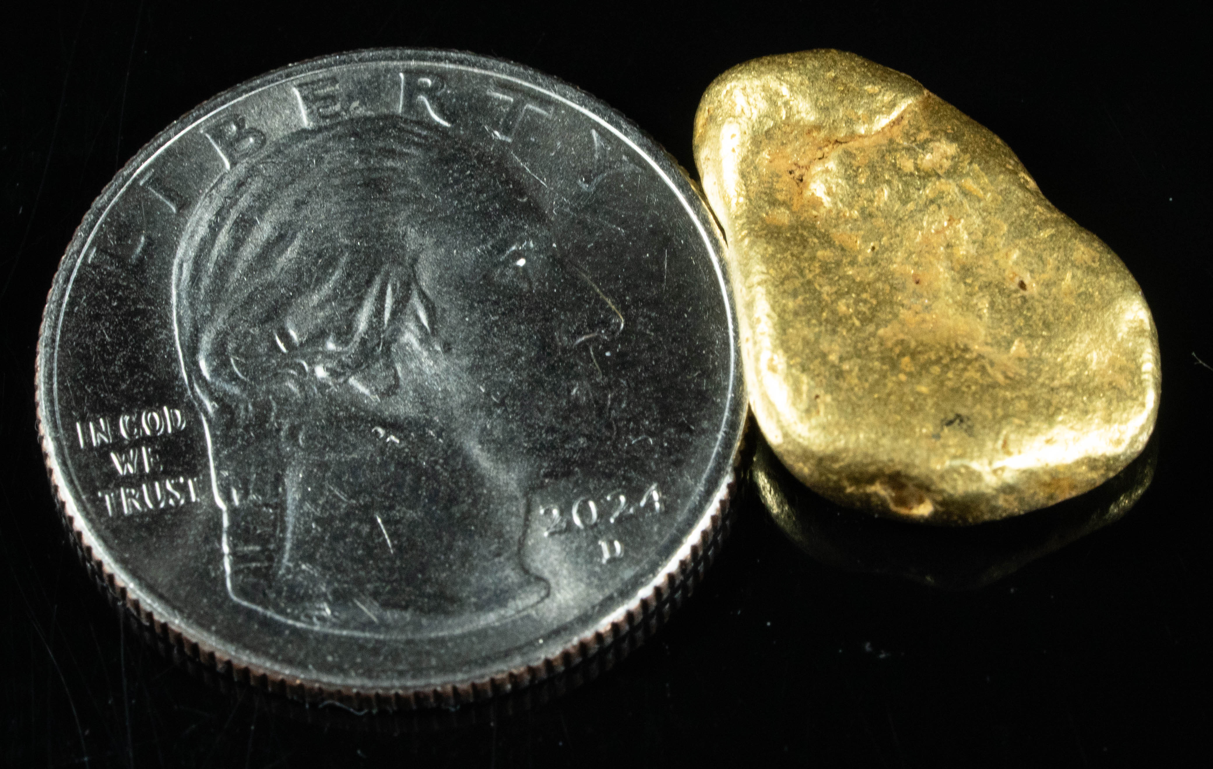 #420 Alaskan BC Natural Gold Nugget 8.60 Grams Genuine