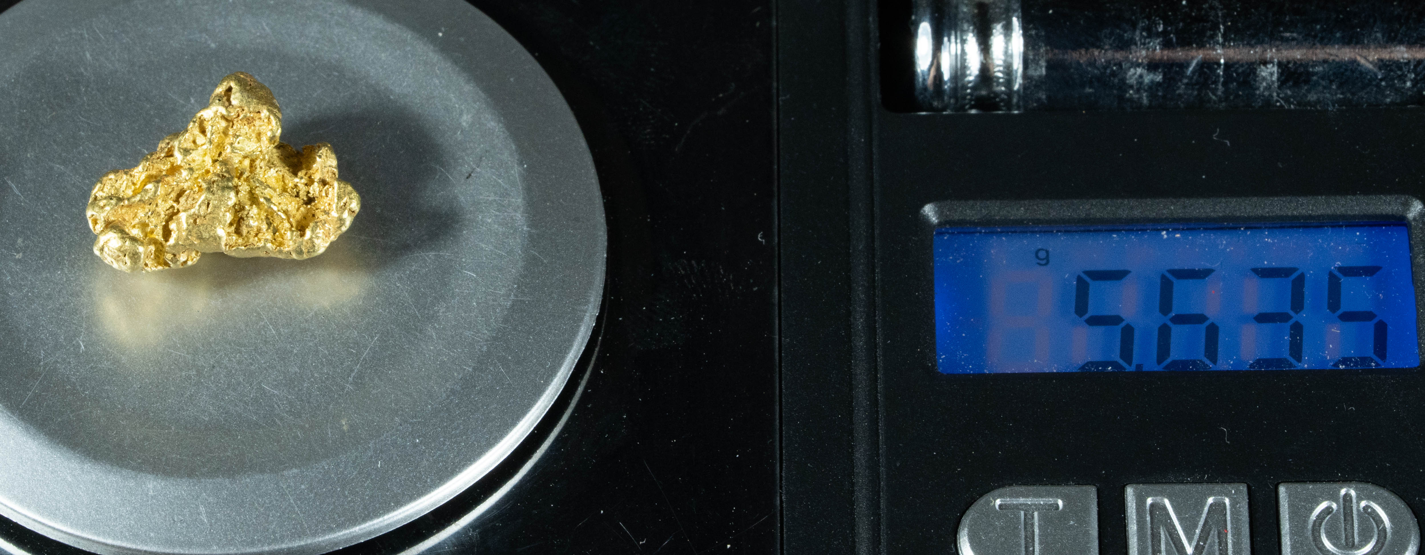 #424 Alaskan BC Natural Gold Nugget 5.63 Grams Genuine