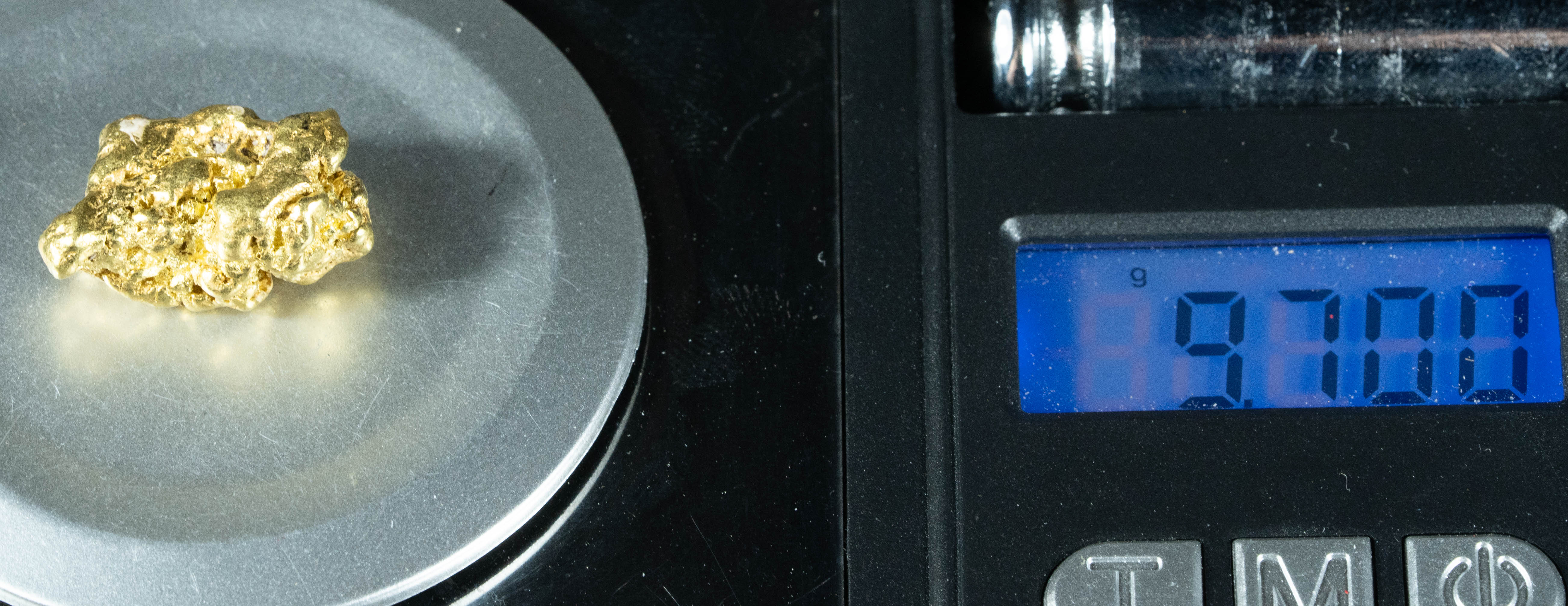 #425 Alaskan BC Natural Gold Nugget 9.70 Grams Genuine