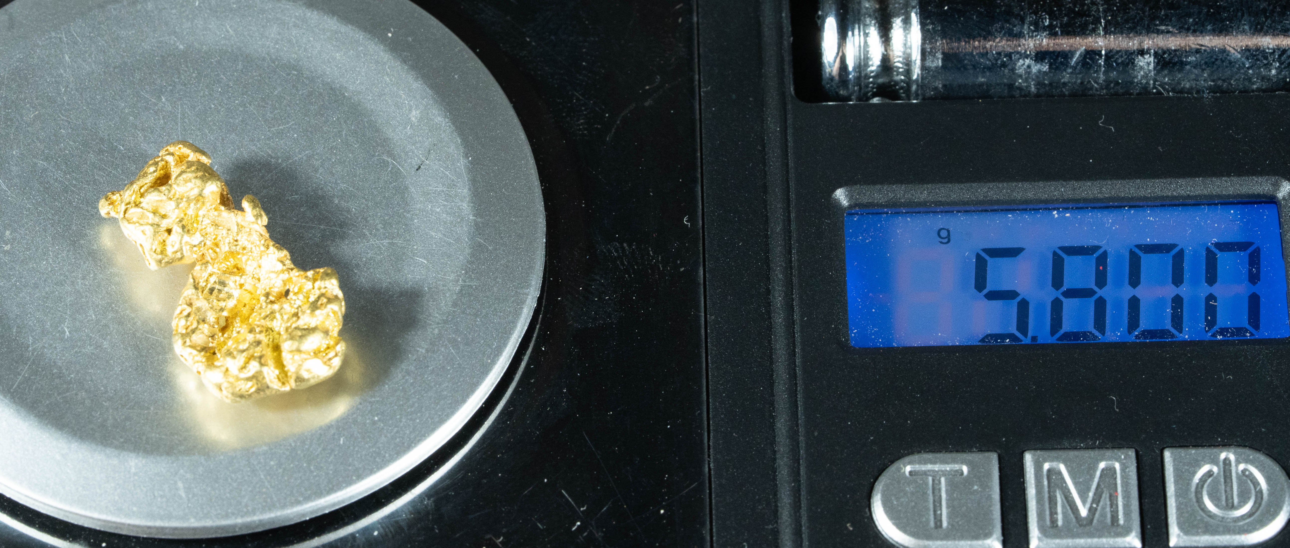 #427 Alaskan BC Natural Gold Nugget 5.80 Grams Genuine