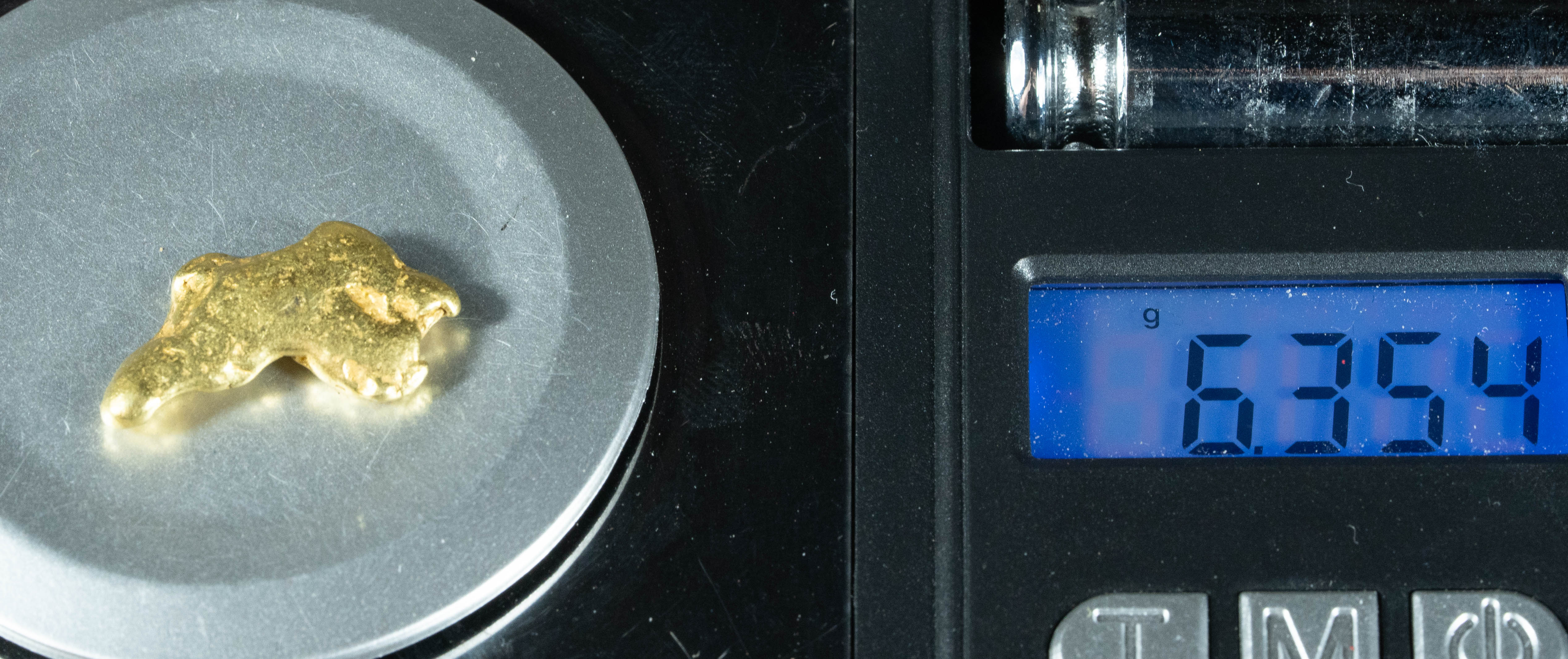 #429 Alaskan BC Natural Gold Nugget 6.35 Grams Genuine