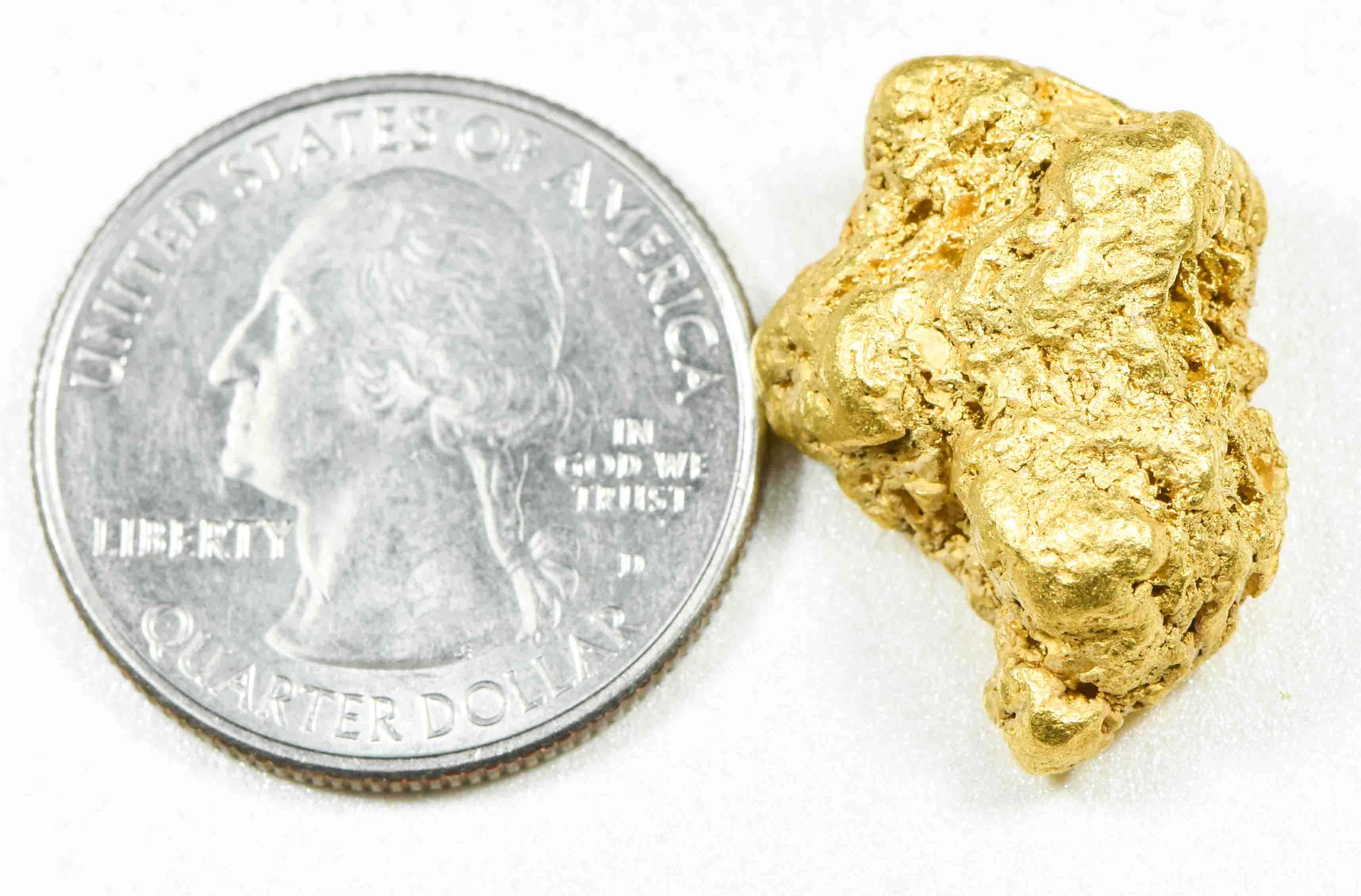 #1198 Natural Gold Nugget Australian 14.37 Grams Genuine