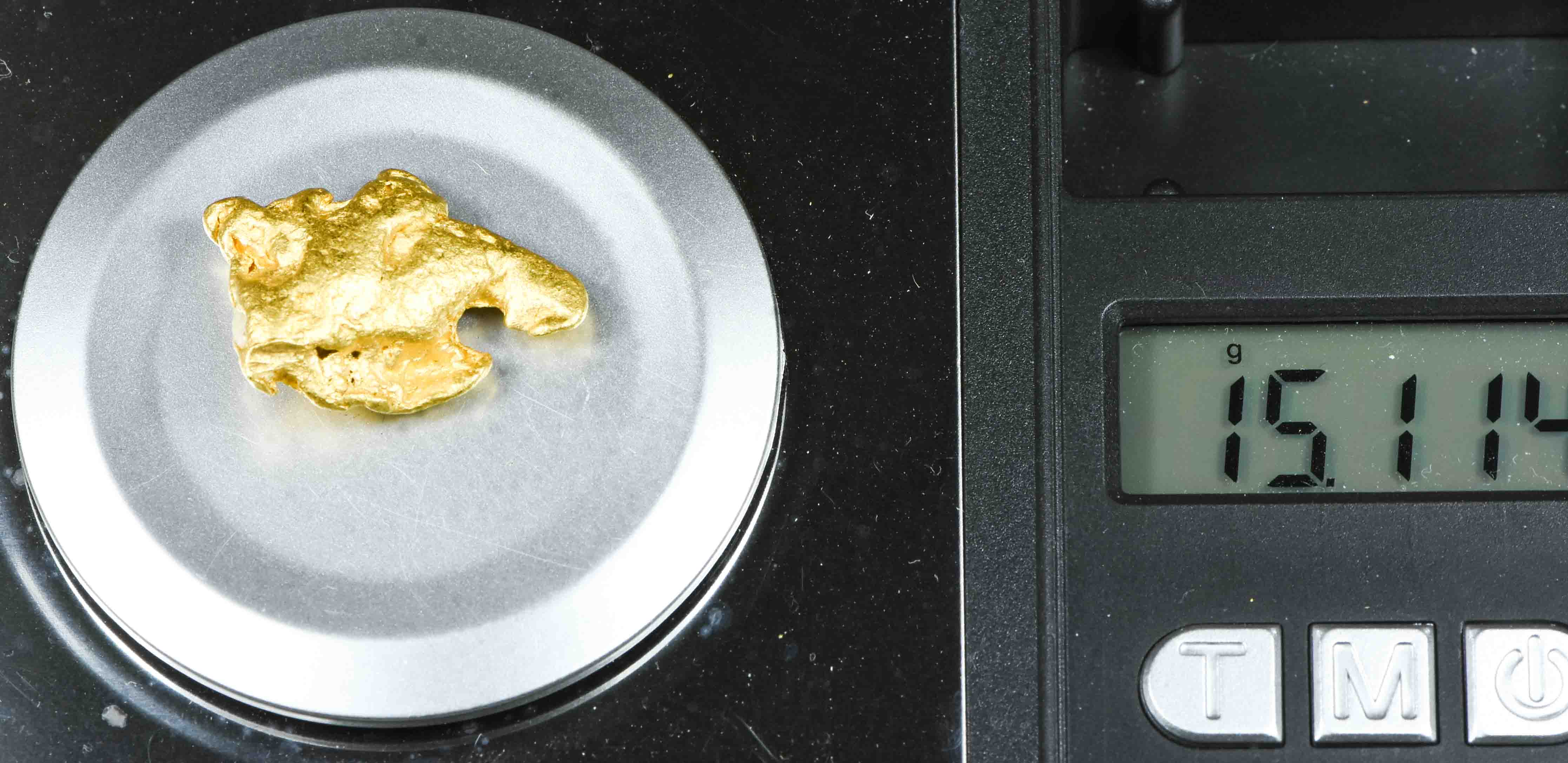 #1196 Natural Gold Nugget Australian 15.11 Grams Genuine