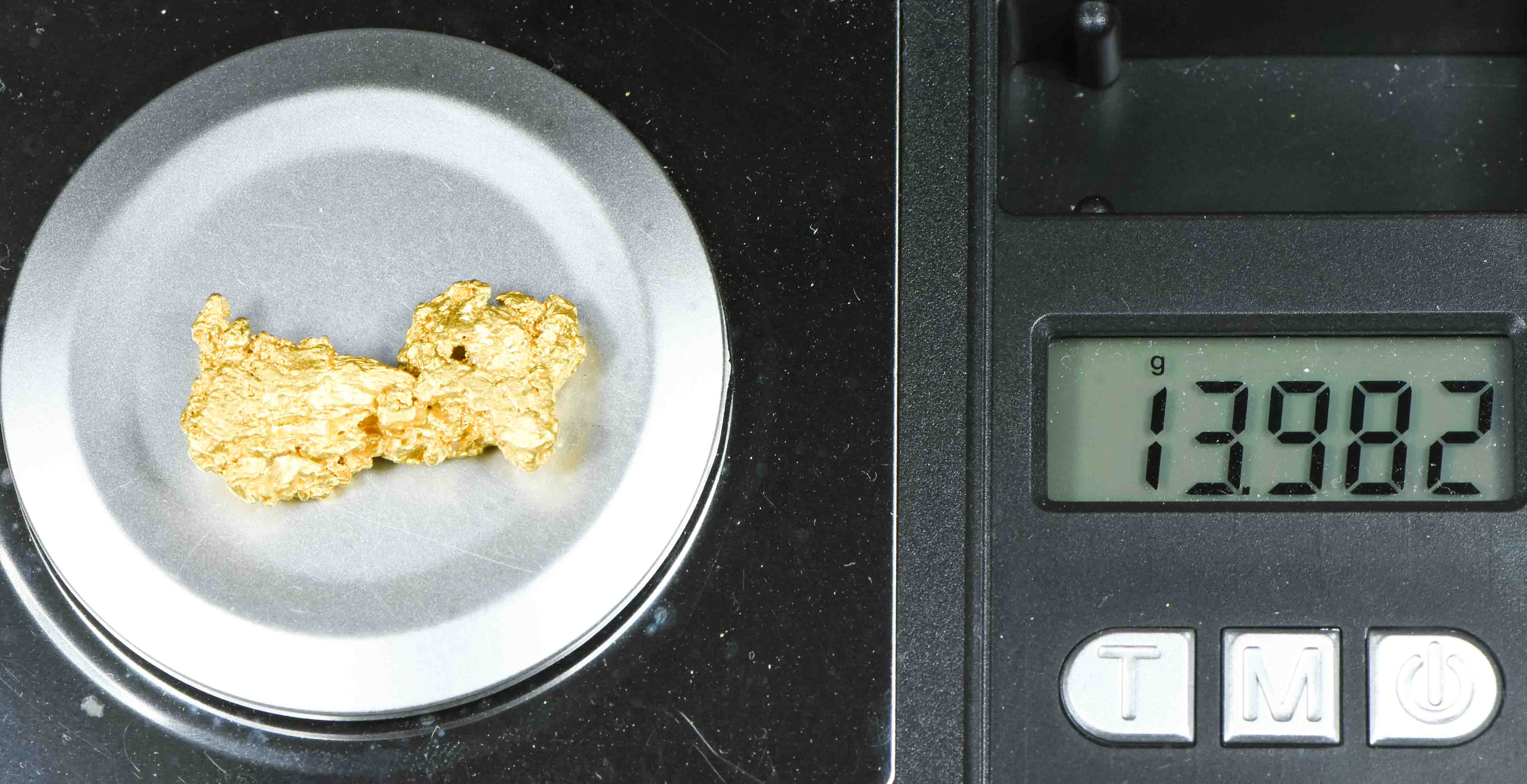 #1192 Natural Gold Nugget Australian 13.98 Grams Genuine