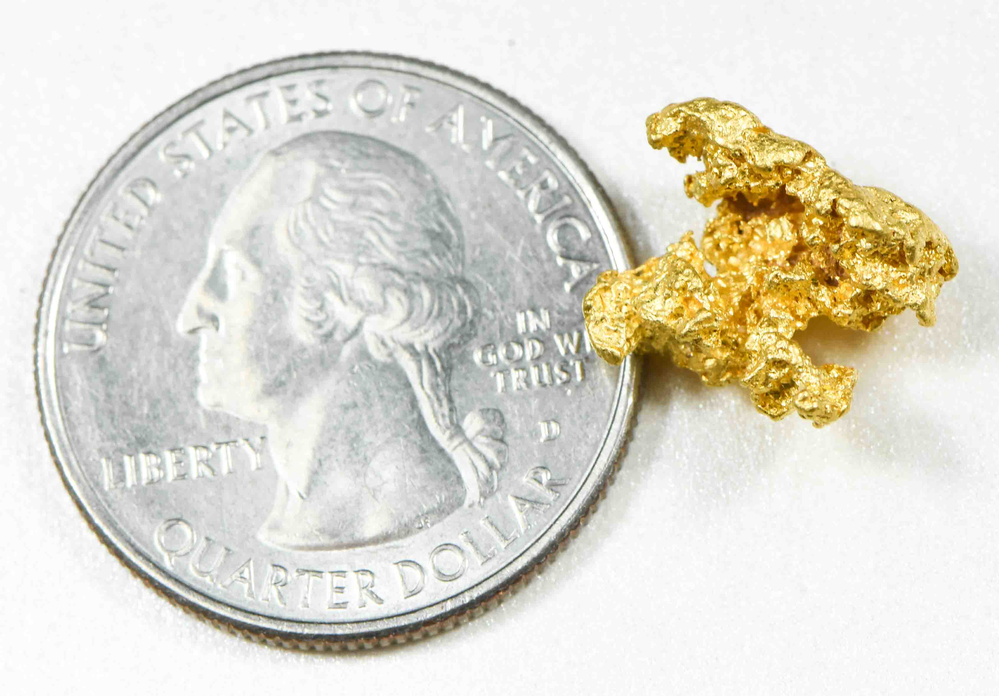 #1078 Natural Gold Nugget Australian 3.85 Grams Genuine