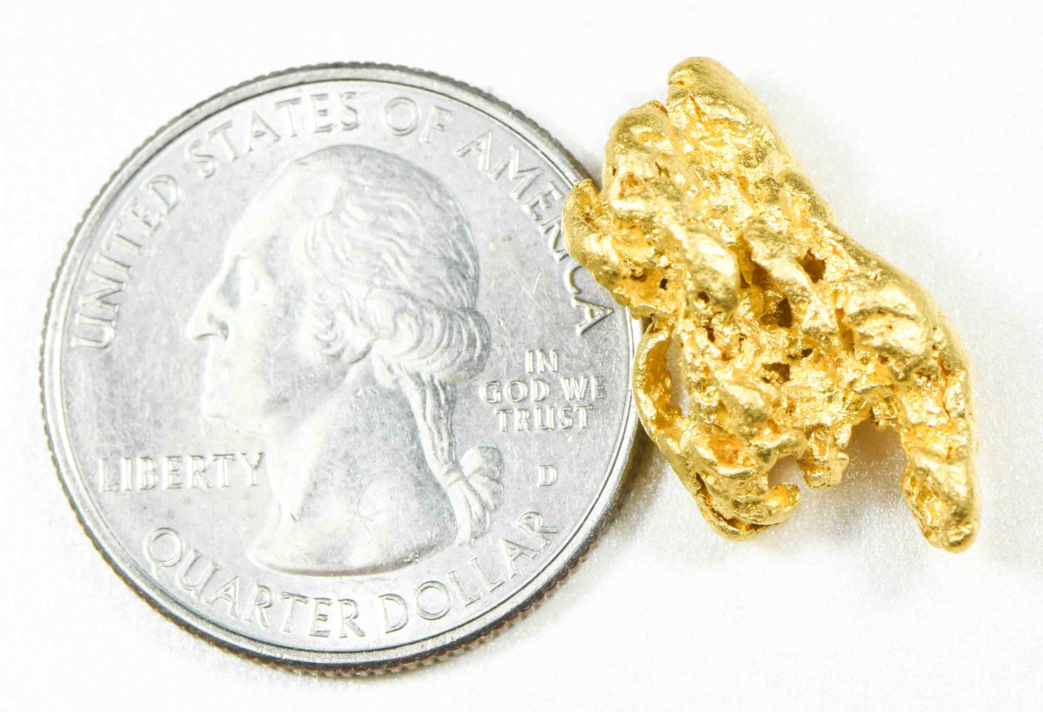 #1104 Natural Gold Nugget Australian 9.42 Grams Genuine