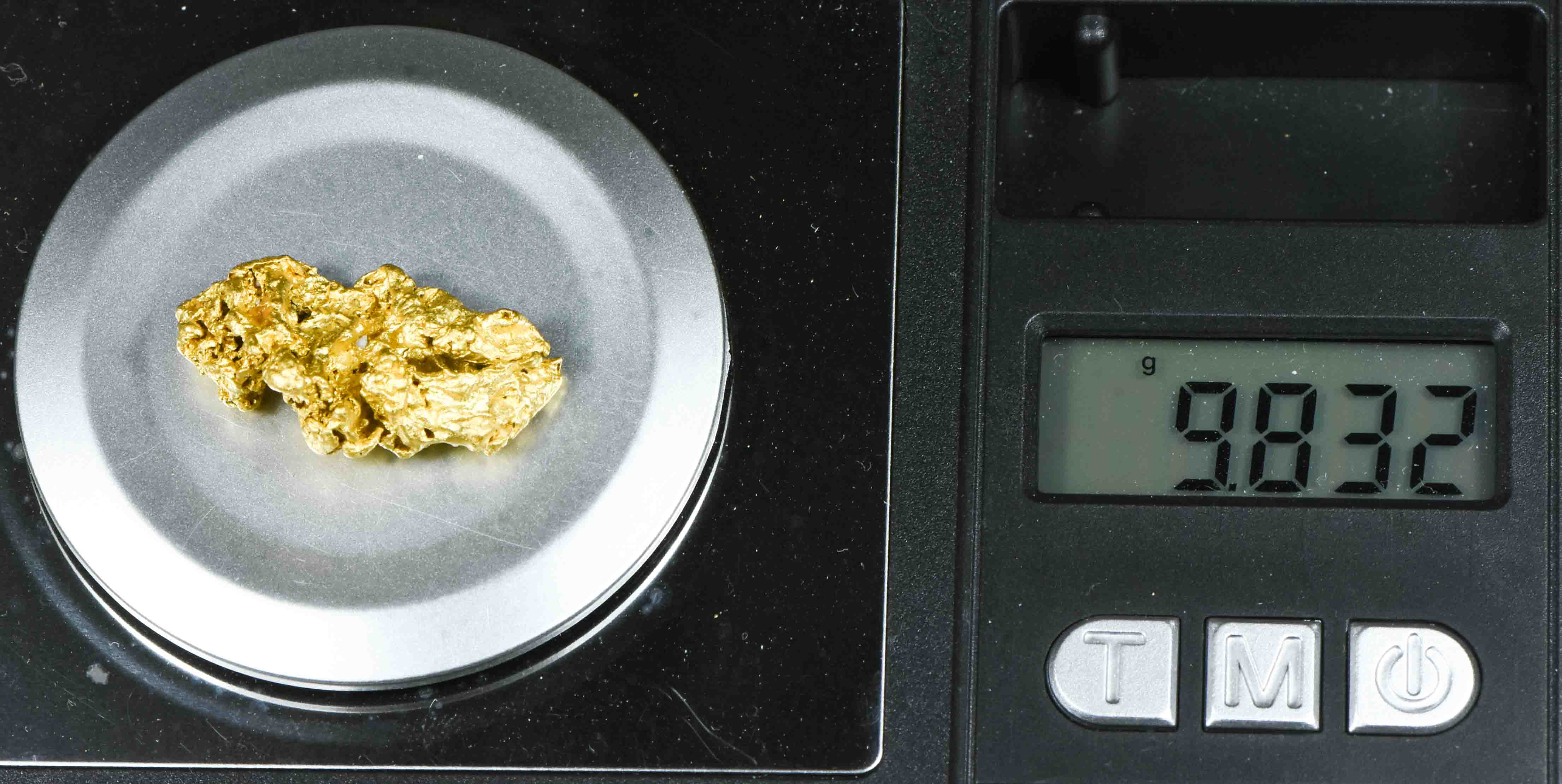 #1107 Natural Gold Nugget Australian 9.83 Grams Genuine