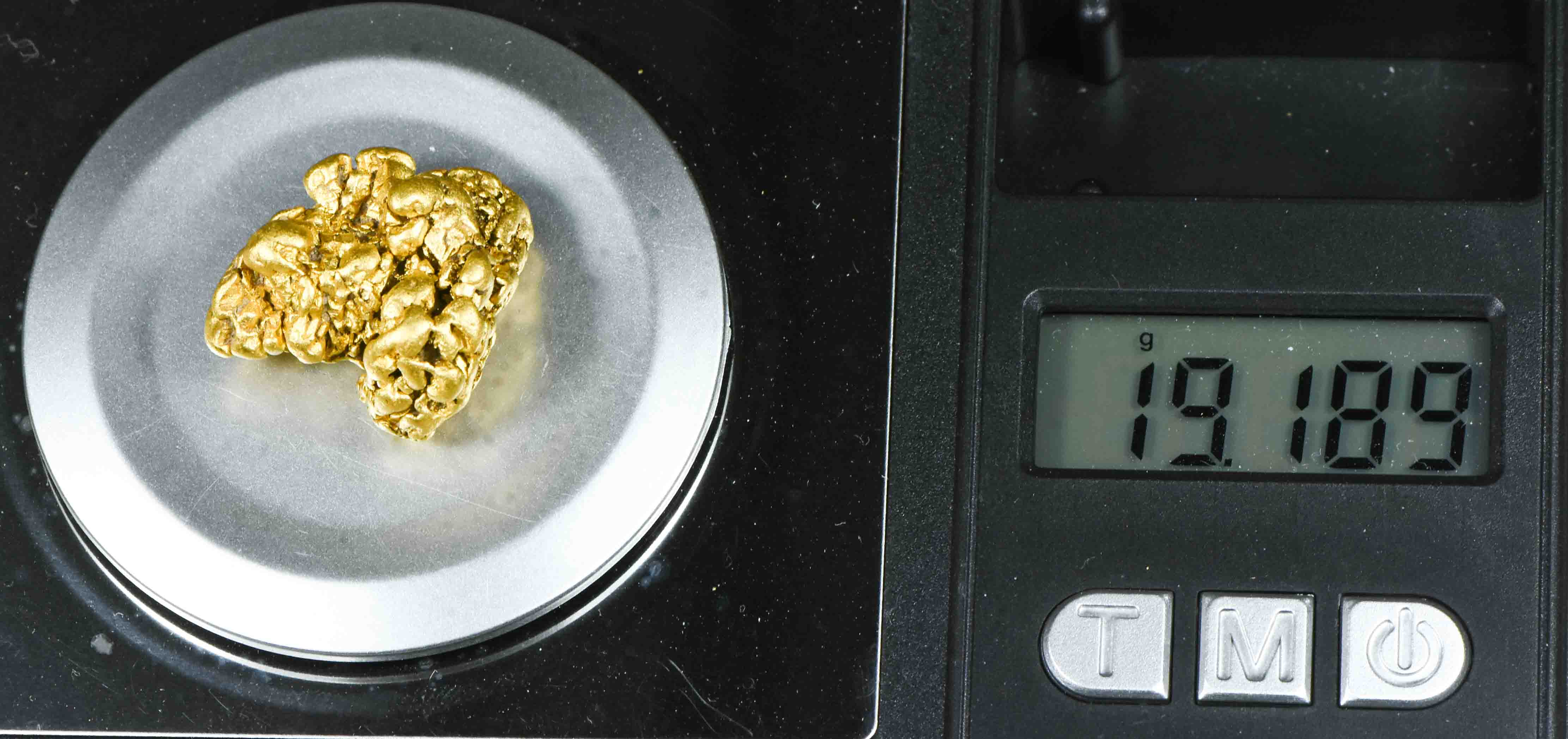 #1184 Natural Gold Nugget Australian 19.18 Grams Genuine