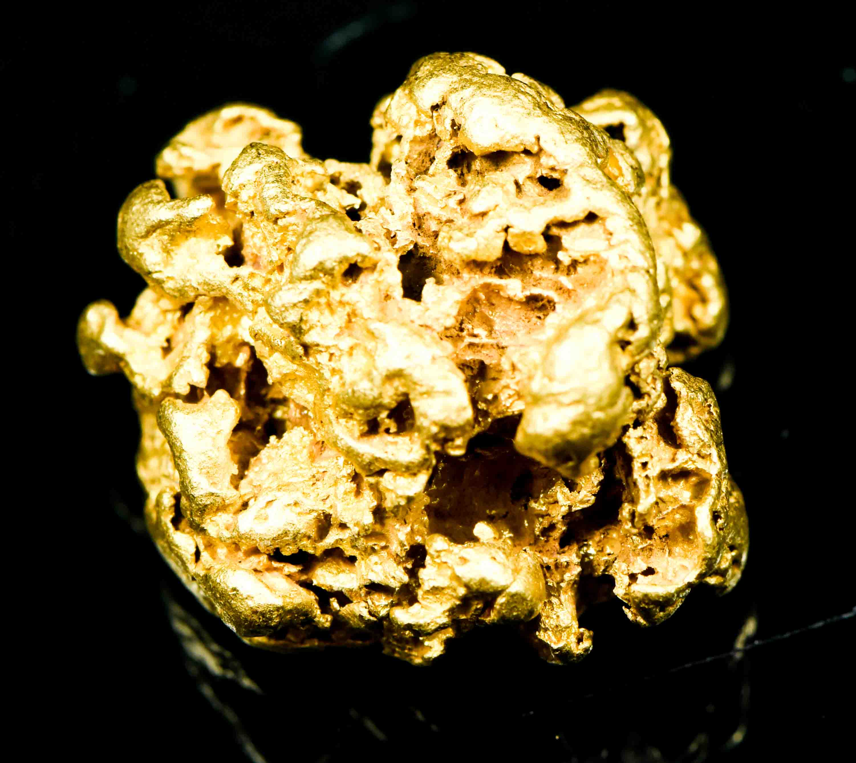 #1204 Natural Gold Nugget Australian 27.93 Grams Genuine
