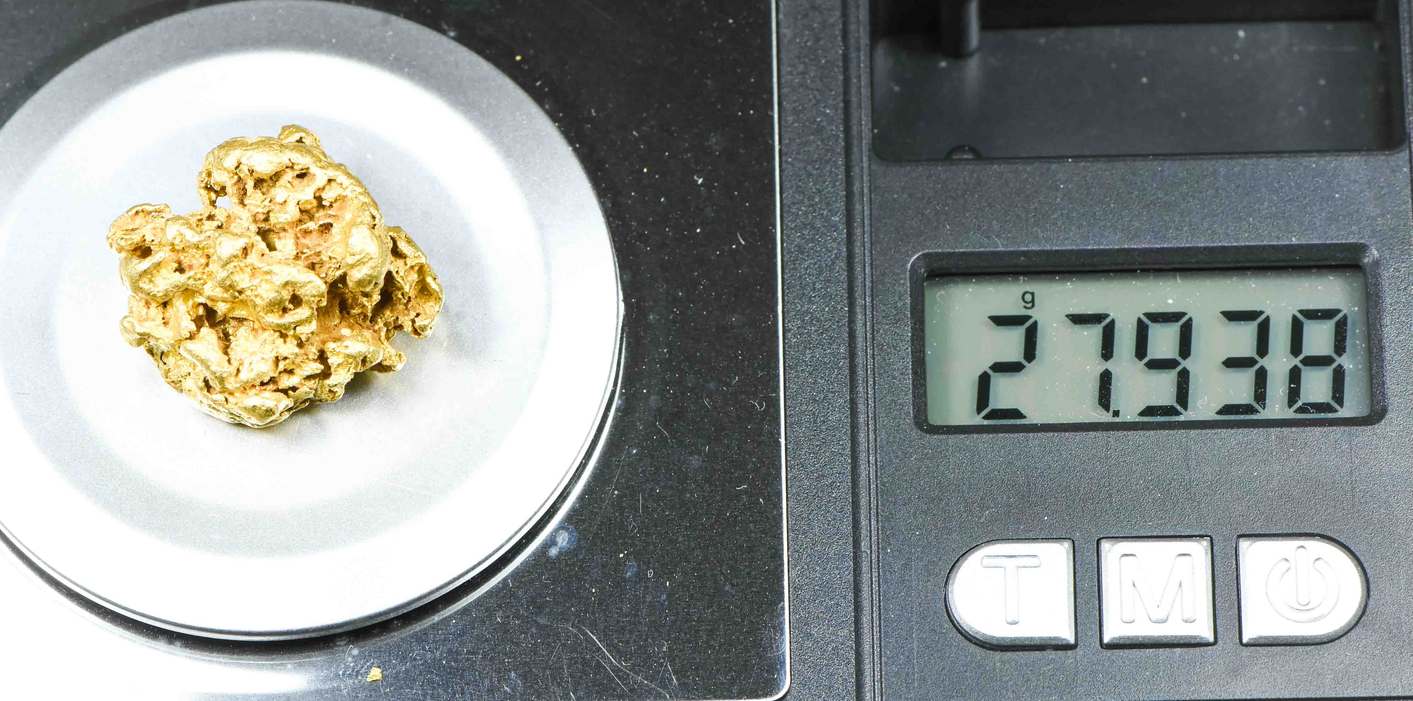#1204 Natural Gold Nugget Australian 27.93 Grams Genuine