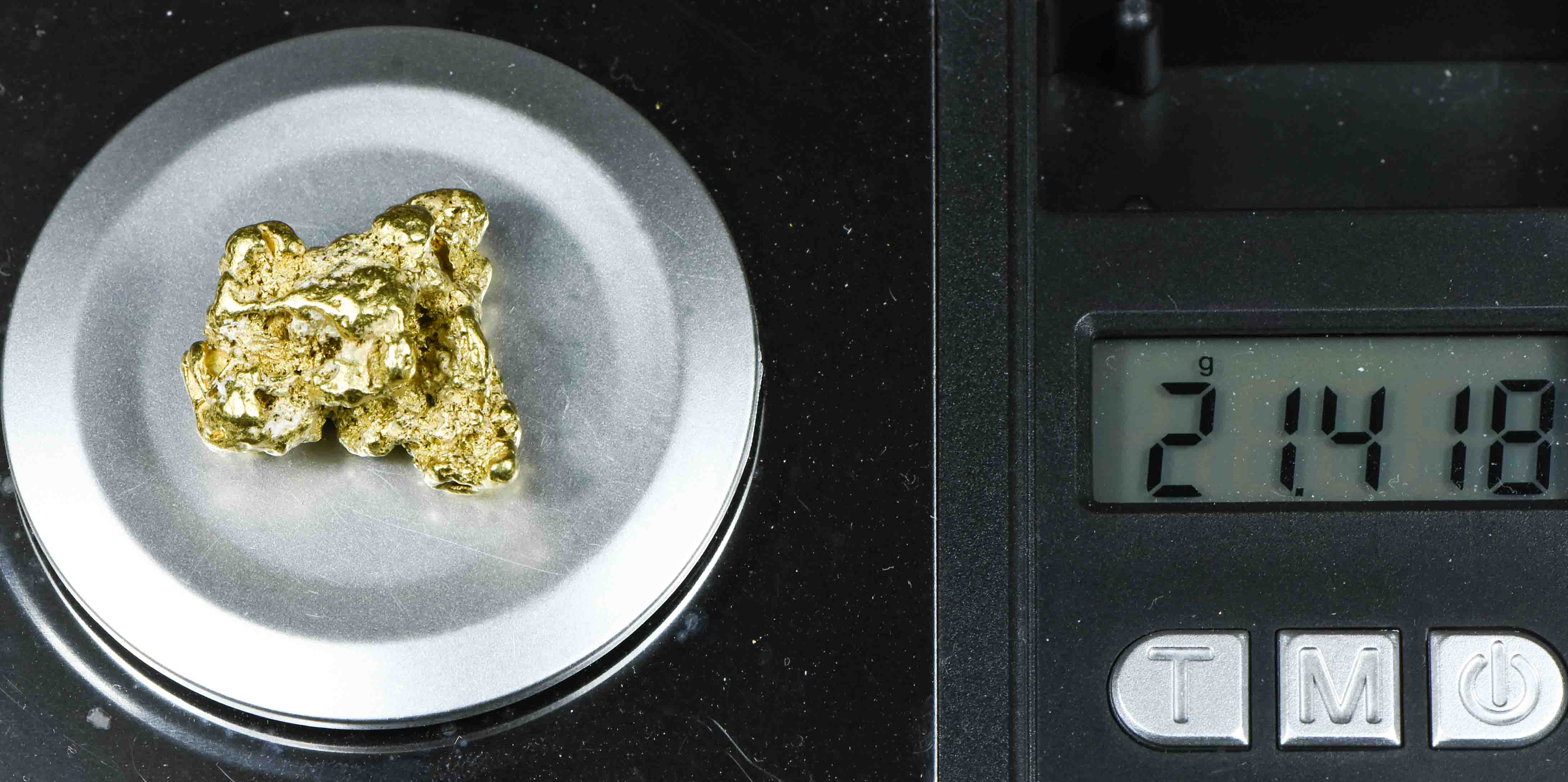#541 Large Alaskan BC Gold Nugget 21.41 Grams Genuine