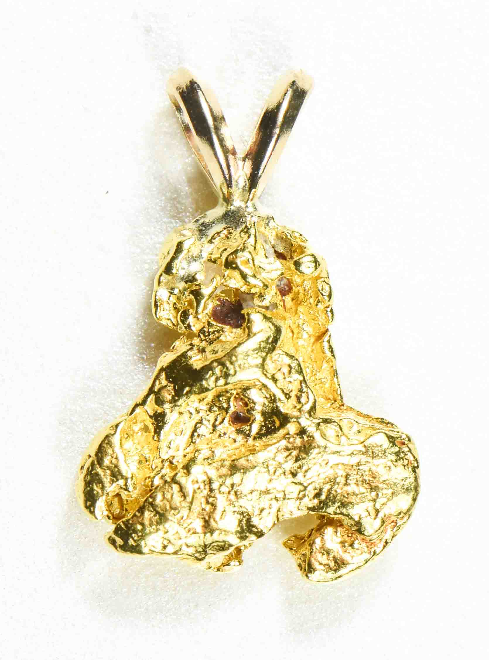 #578 Alaskan-Yukon BC Natural Gold Nugget  Pendant 2.07 Grams Authentic