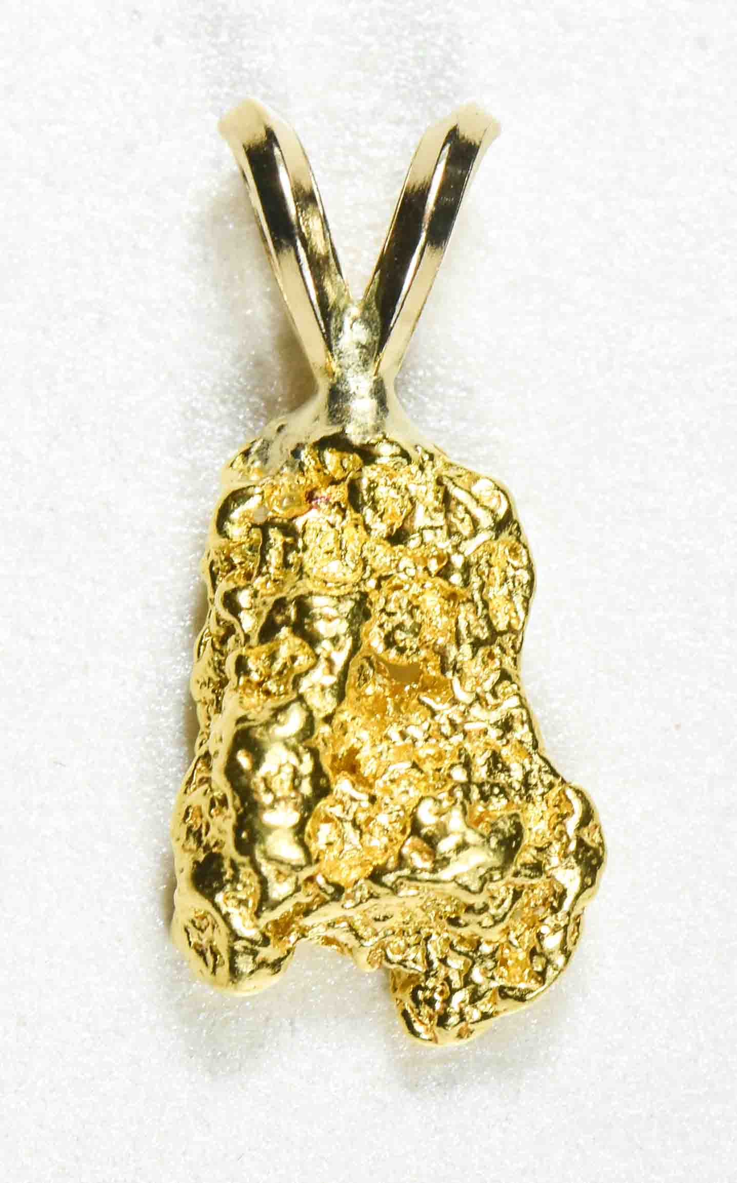 #627 Alaskan-Yukon BC Natural Gold Nugget  Pendant 2.68 Grams Authentic
