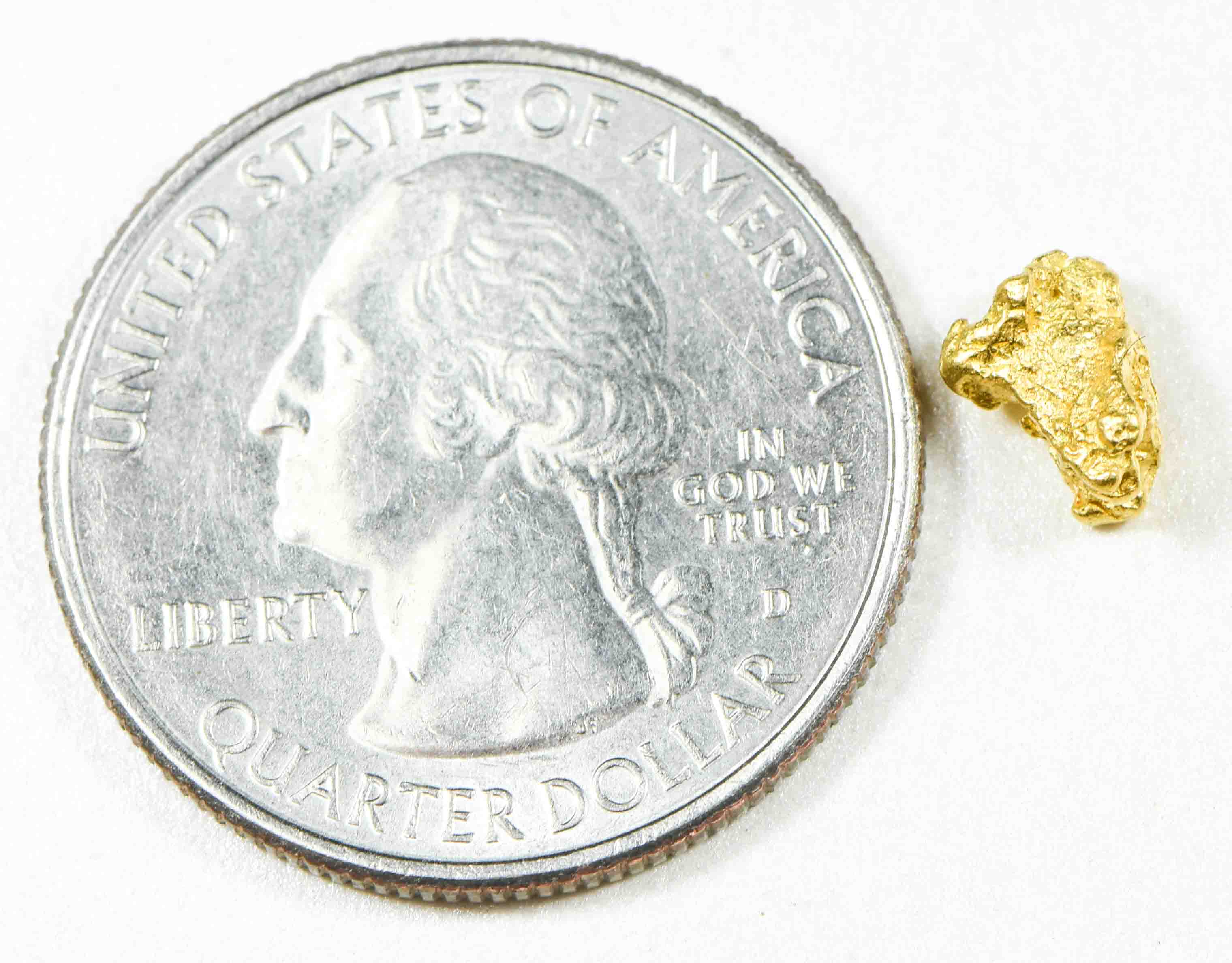 #819 Natural Gold Nugget Australian .80 Grams Genuine