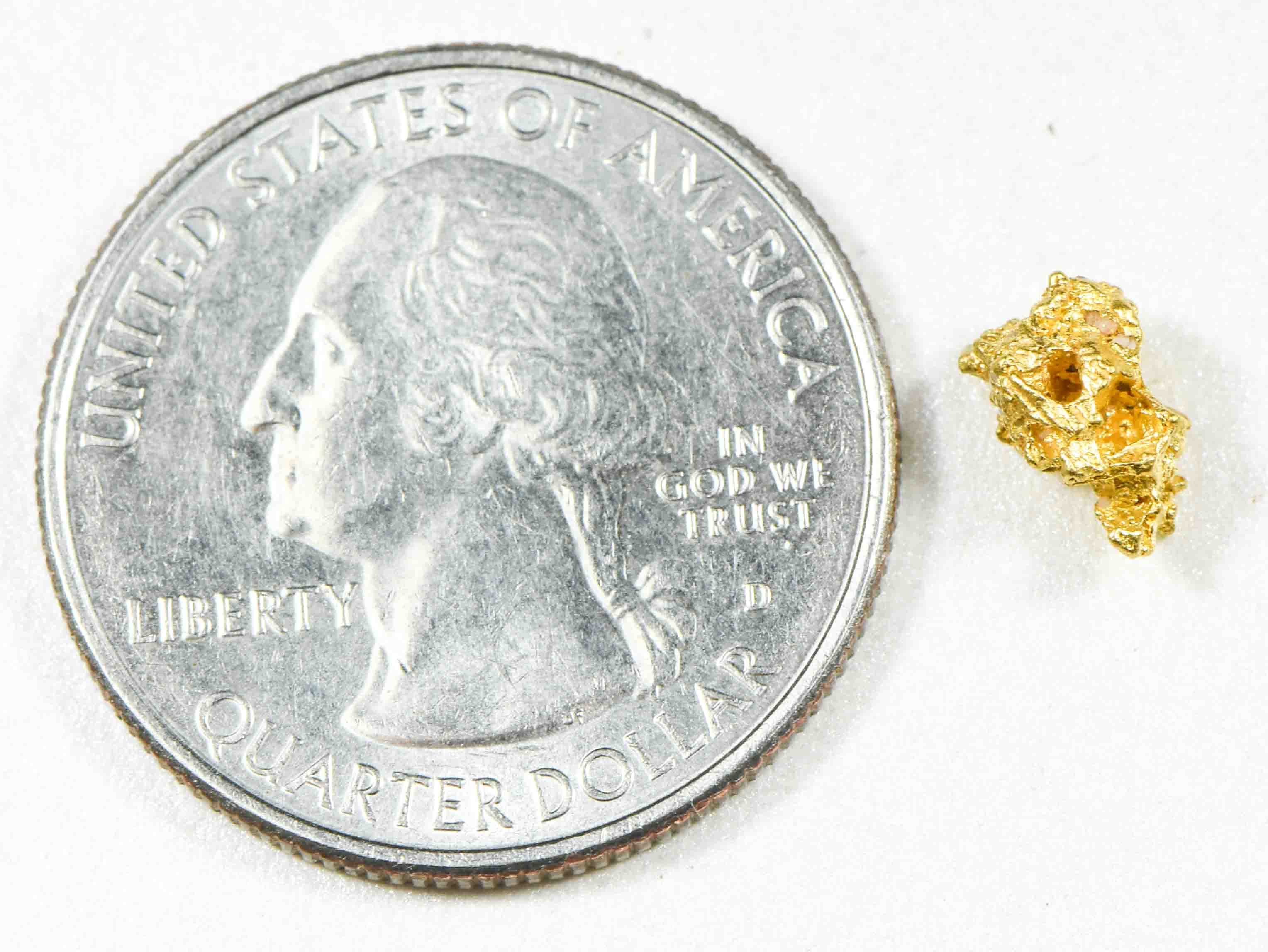 #827 Natural Gold Nugget Australian .65 Grams Genuine