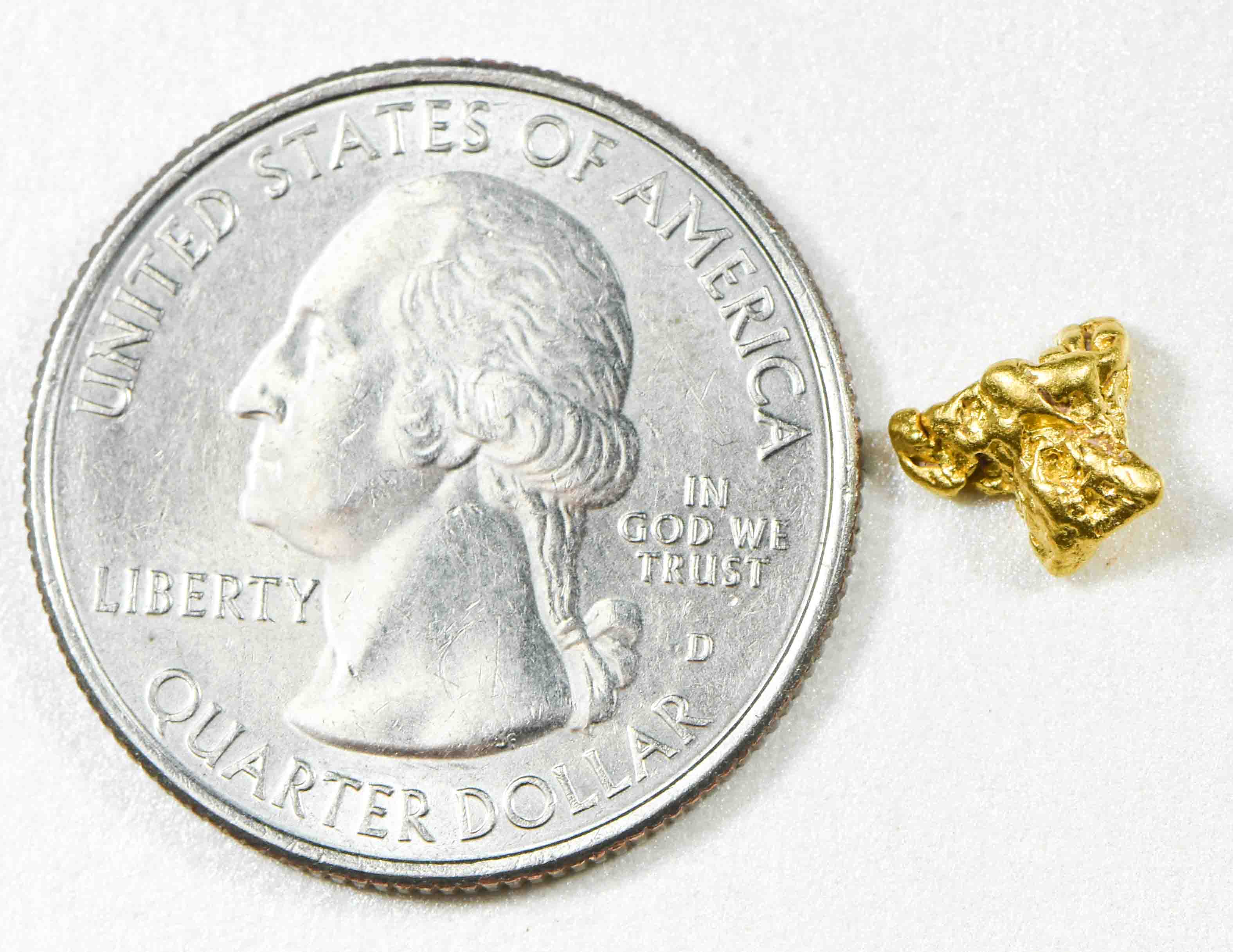 #843 Natural Gold Nugget Australian .85 Grams Genuine