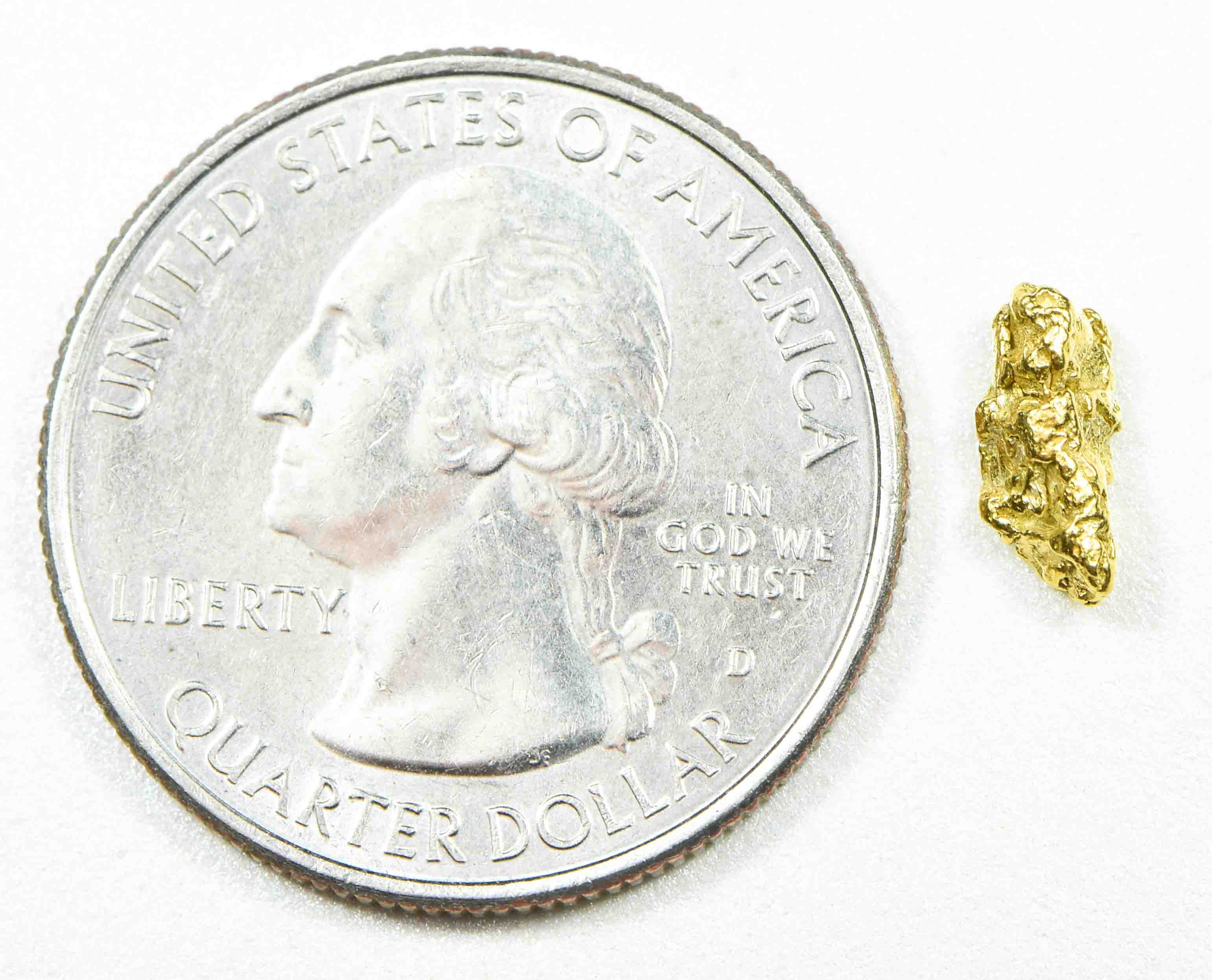 #117 Alaskan BC Natural Gold Nugget .64 Grams Genuine