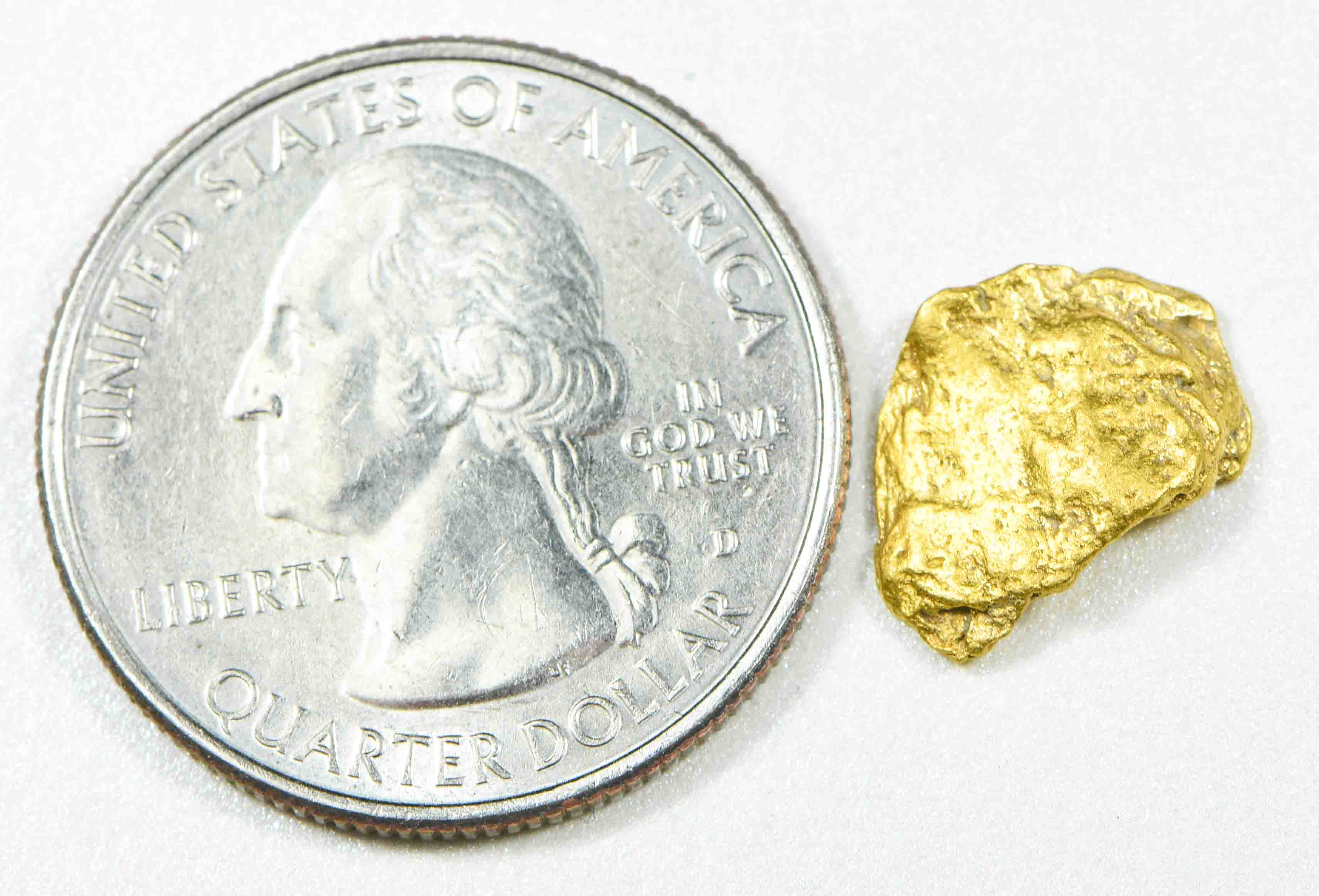 #731 Natural Gold Nugget Australian 1.28 Grams Genuine