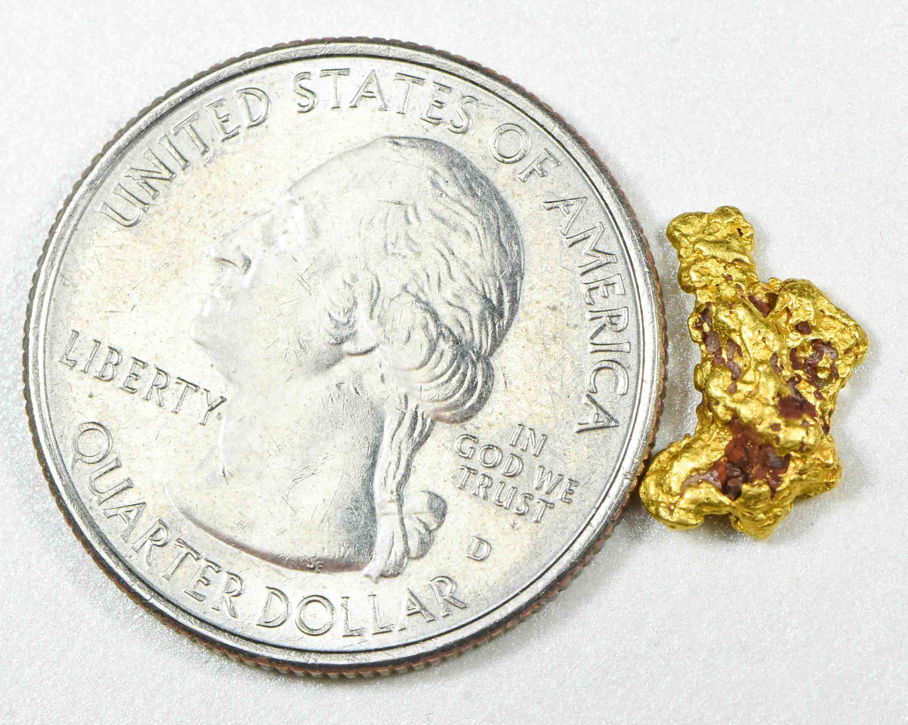 #740 Natural Gold Nugget Australian 1.07 Grams Genuine
