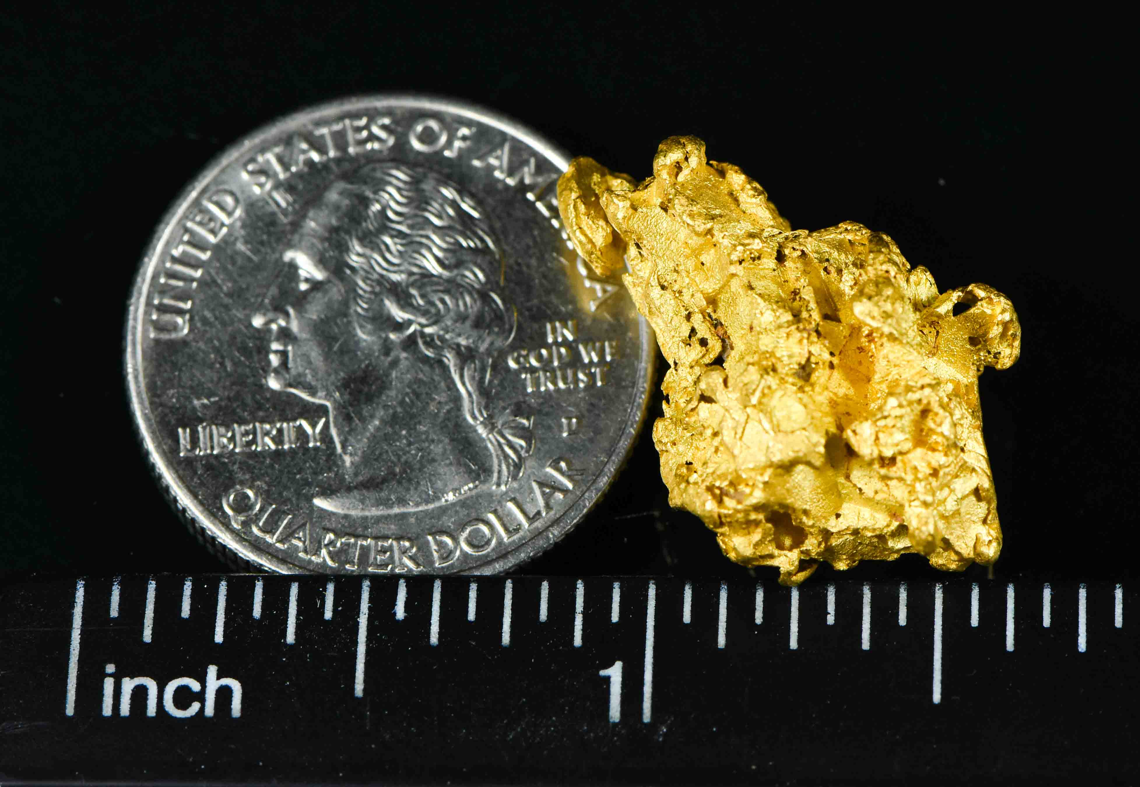 #1205 Natural Gold Nugget Australian 20.68 Grams Genuine