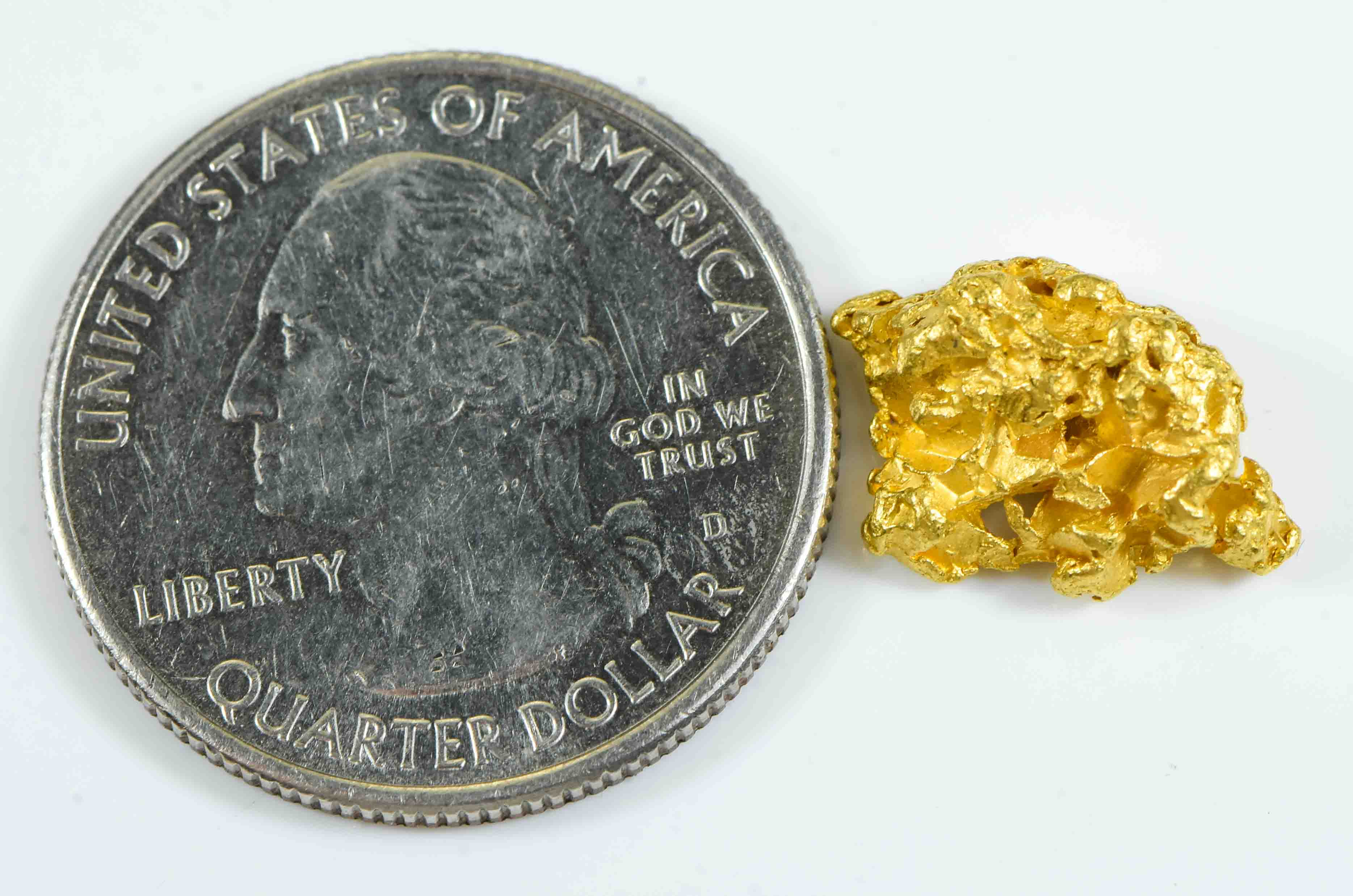 #1063 Natural Gold Nugget Australian 3.79 Grams Genuine