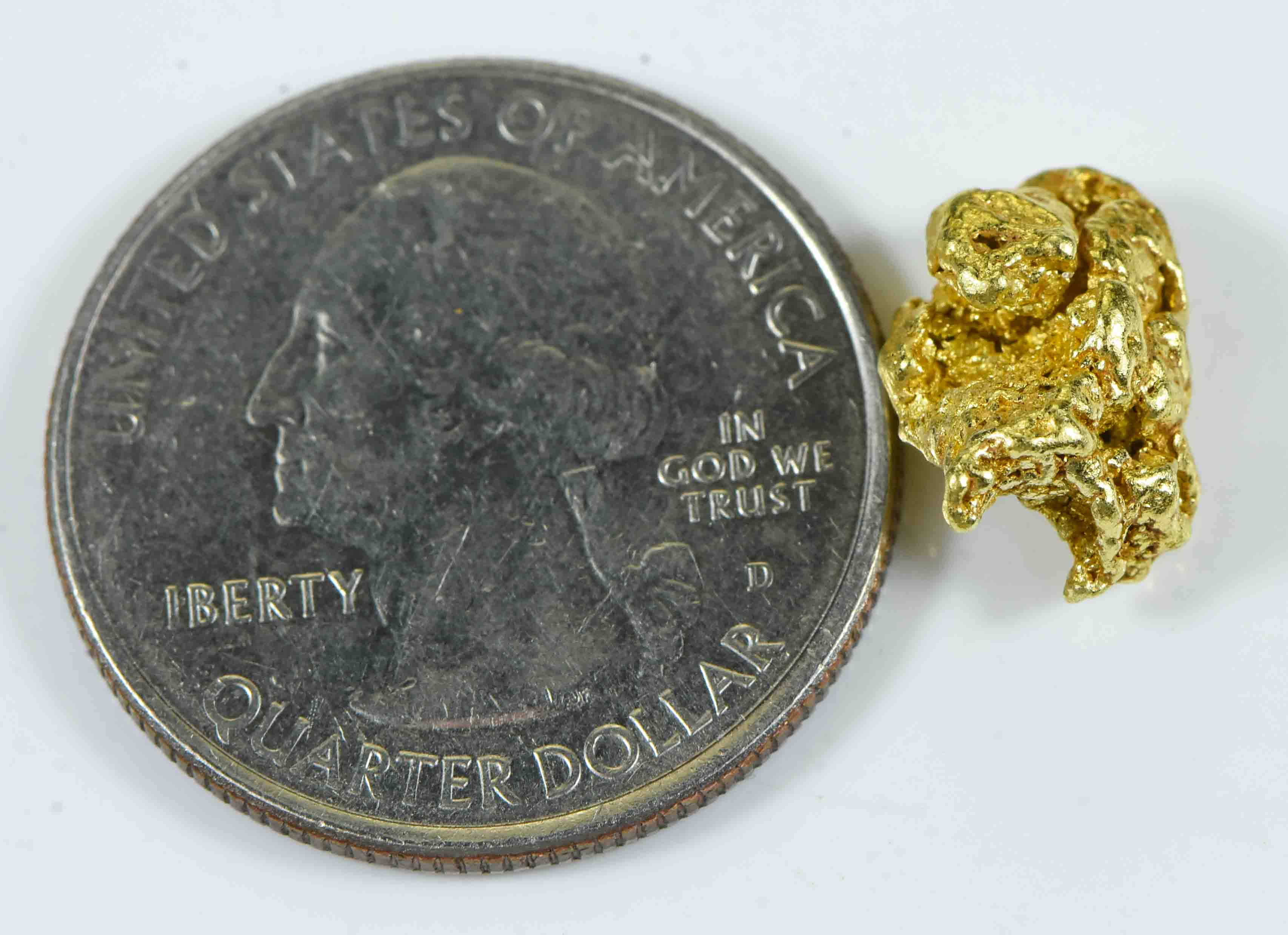#224 Alaskan BC Natural Gold Nugget 2.84 Grams Genuine
