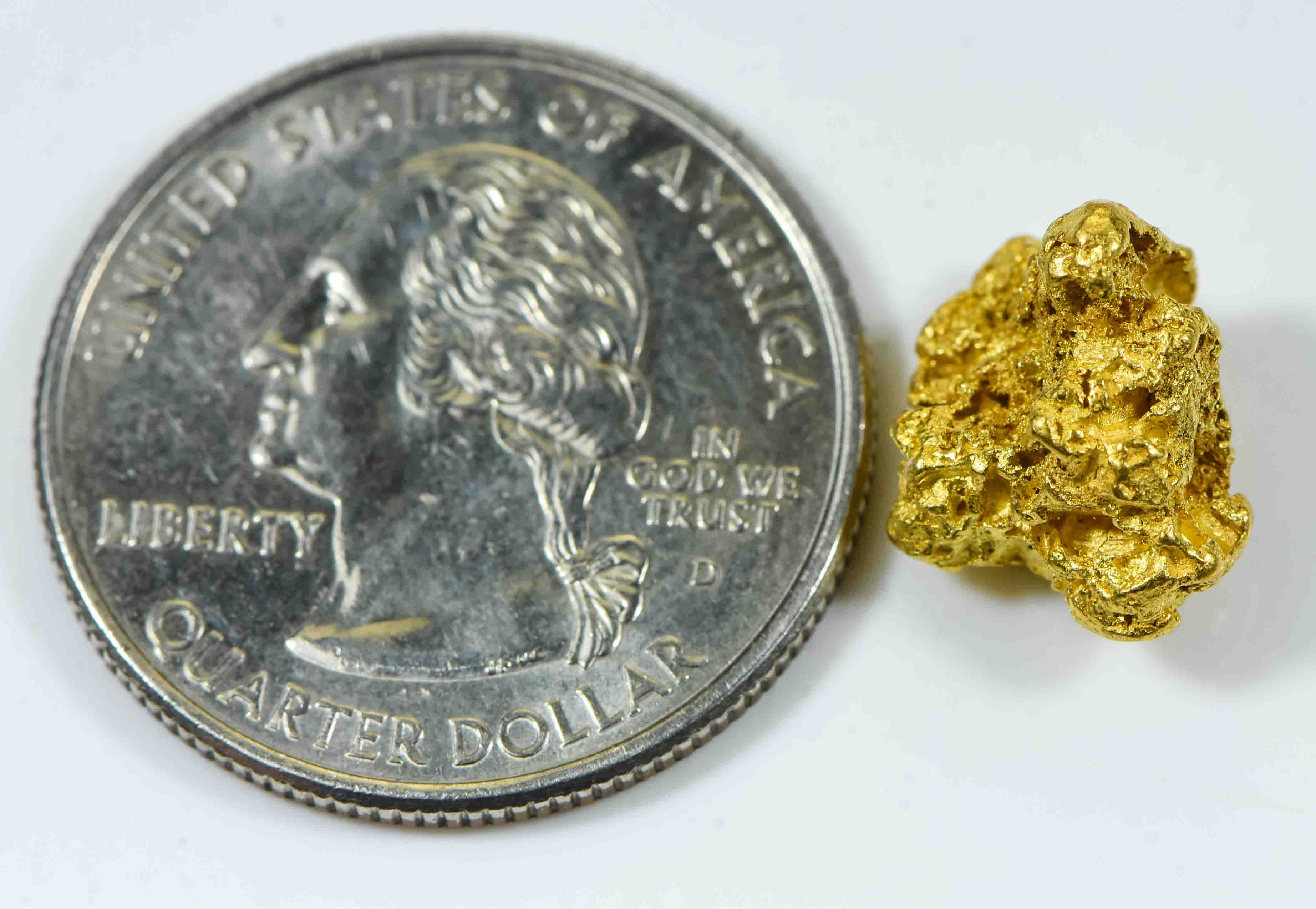 #1015 Natural Gold Nugget Australian 4.65 Grams Genuine