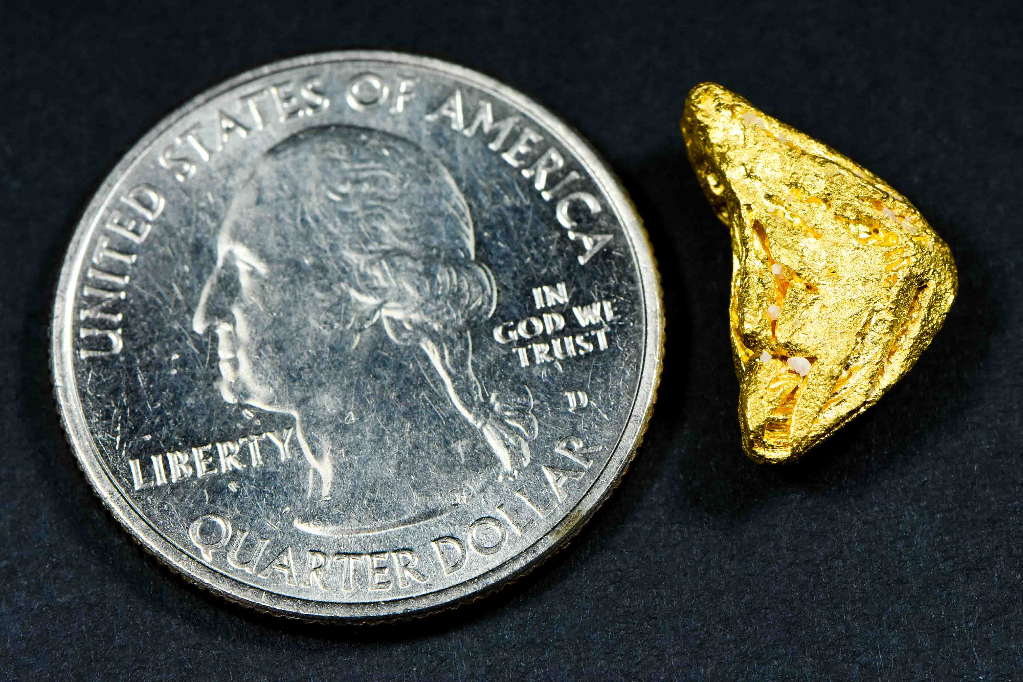 #5 Brazil Crystalline Natural Gold Nugget 4.07 Grams