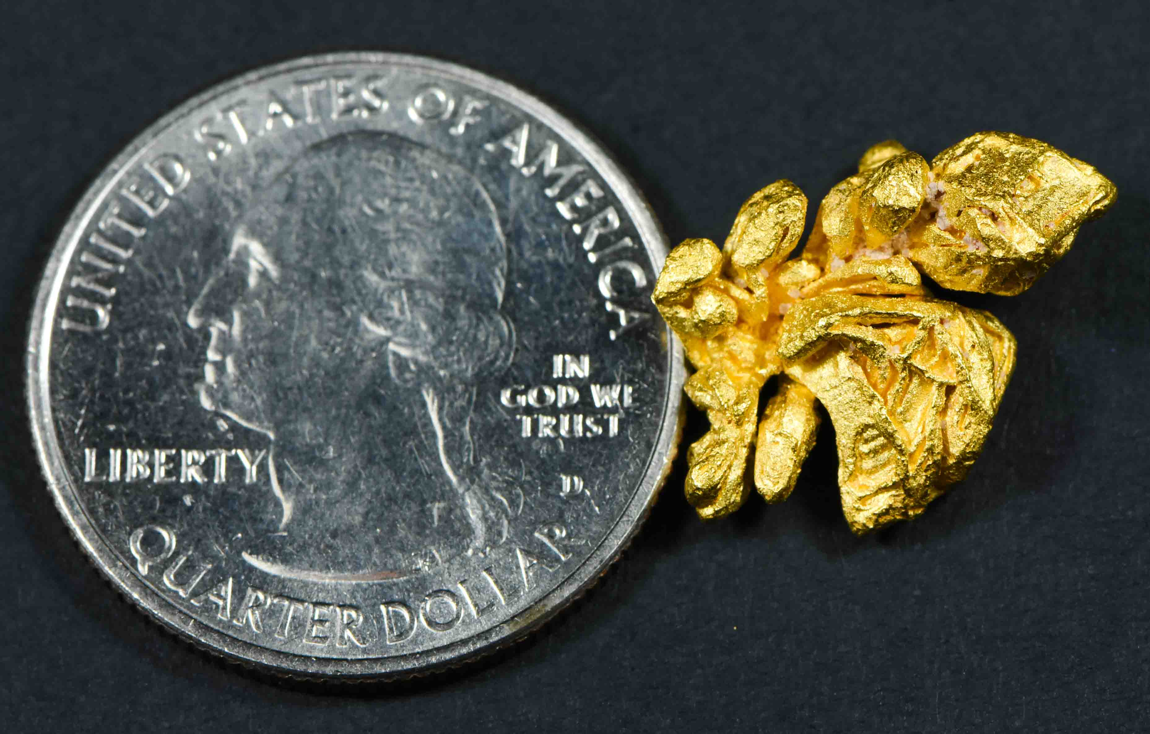 #9 Brazil Crystalline Natural Gold Nugget 5.67 Grams