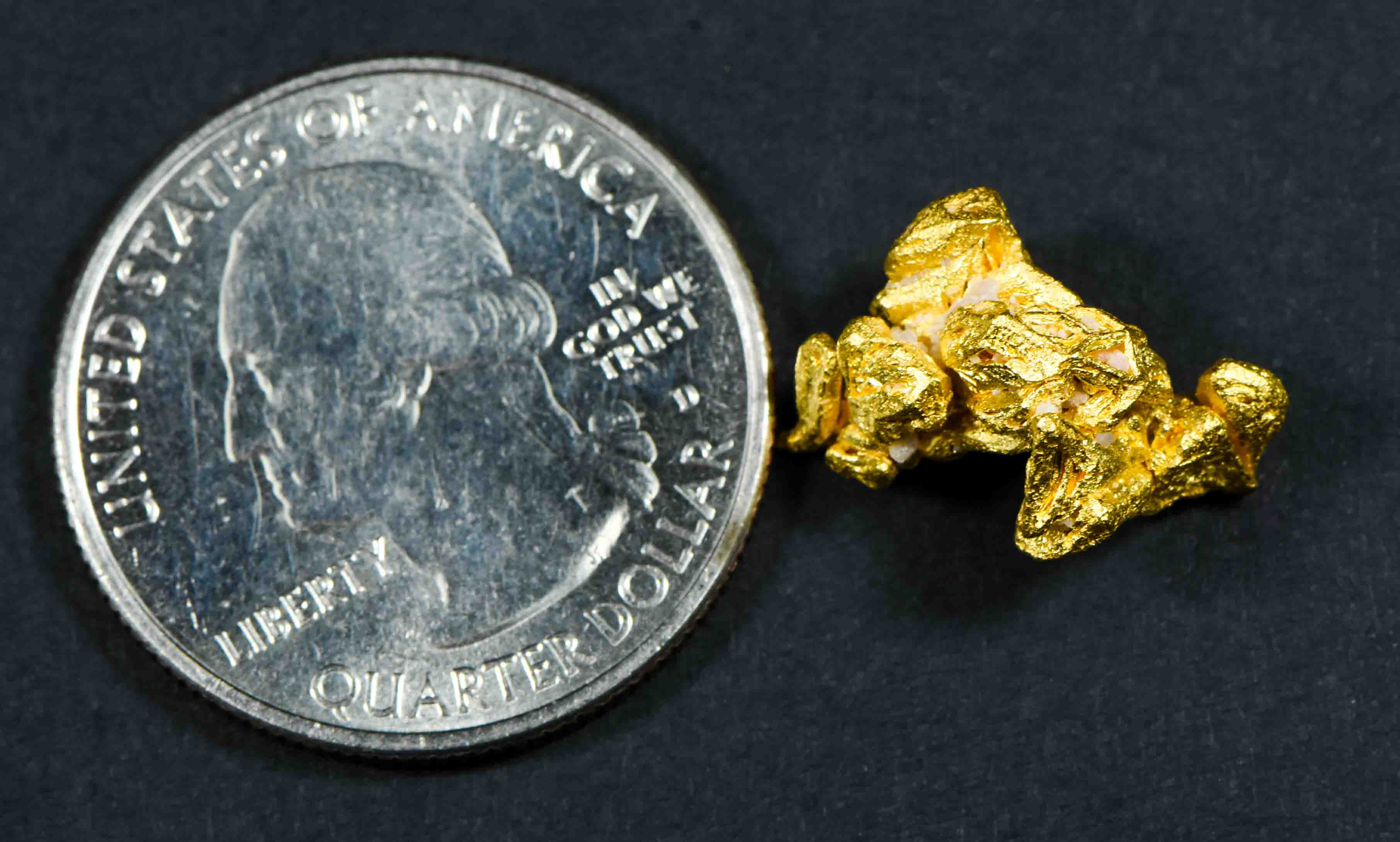 #31 Brazil Crystalline Natural Gold Nugget 5.50 Grams