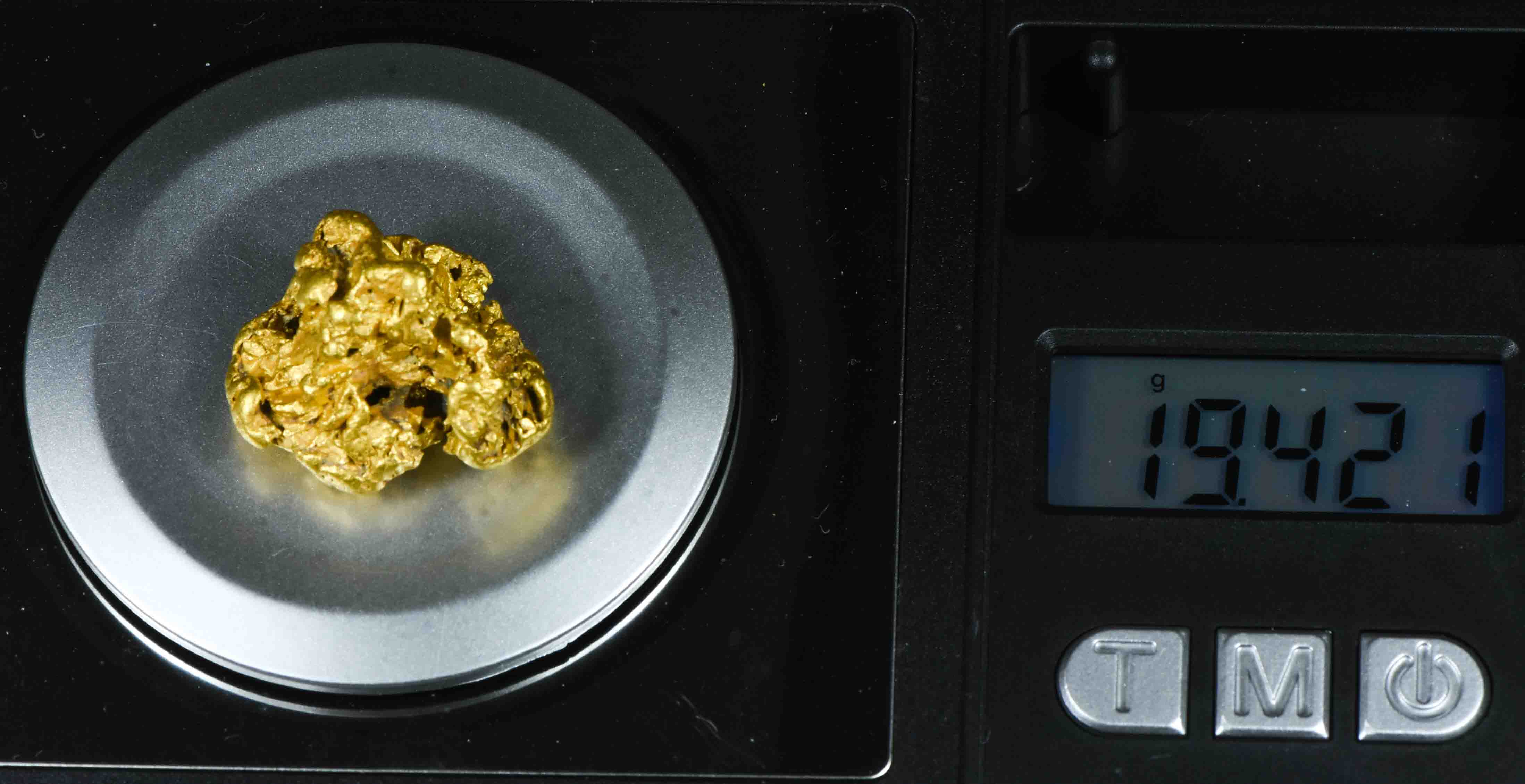 #1145 Natural Gold Nugget Australian 19.42 Grams Genuine
