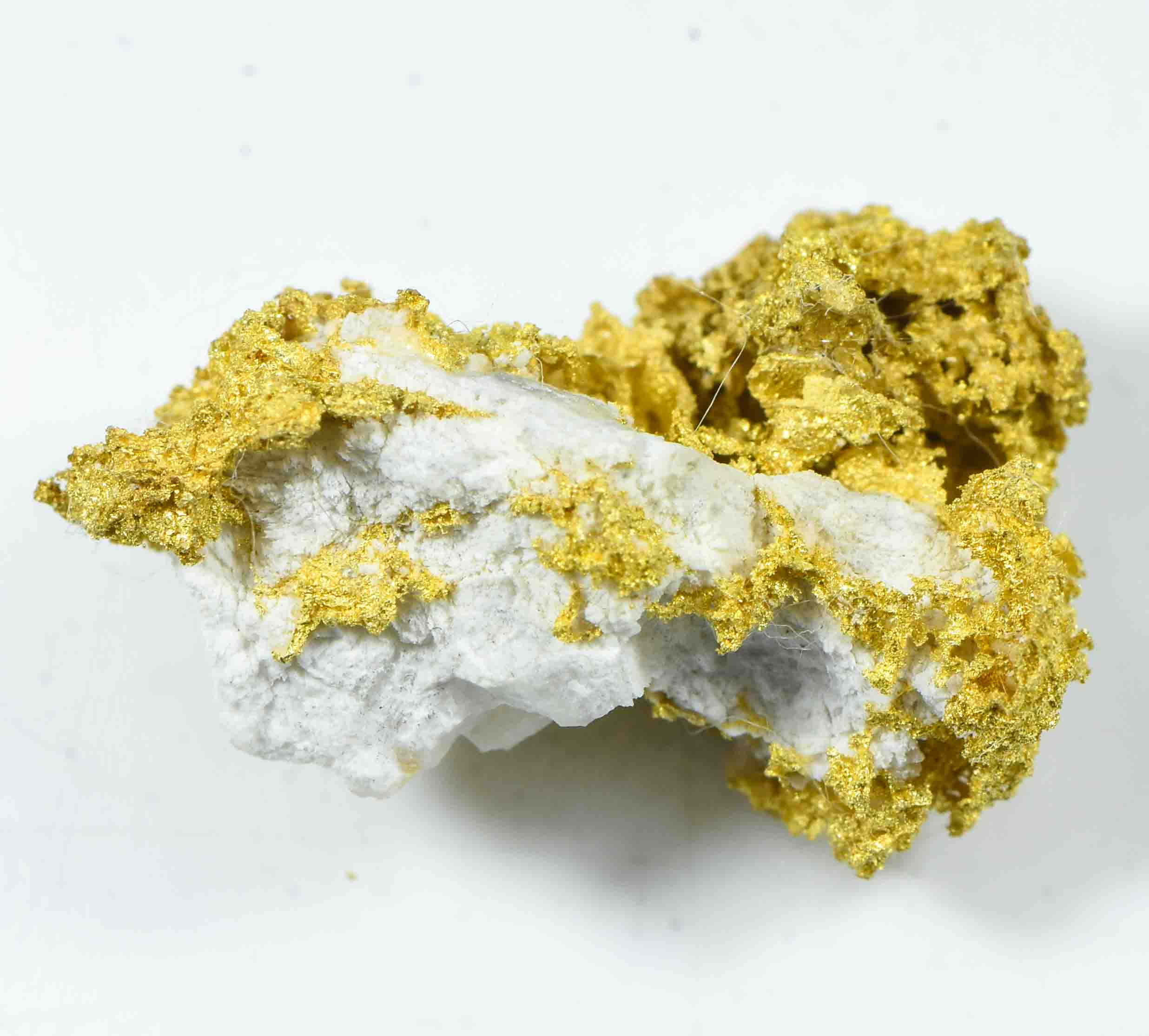 #OM-37 Crystalline Gold Nugget Specimen 4.31 Grams Oriental Mine Sierra County California Rare