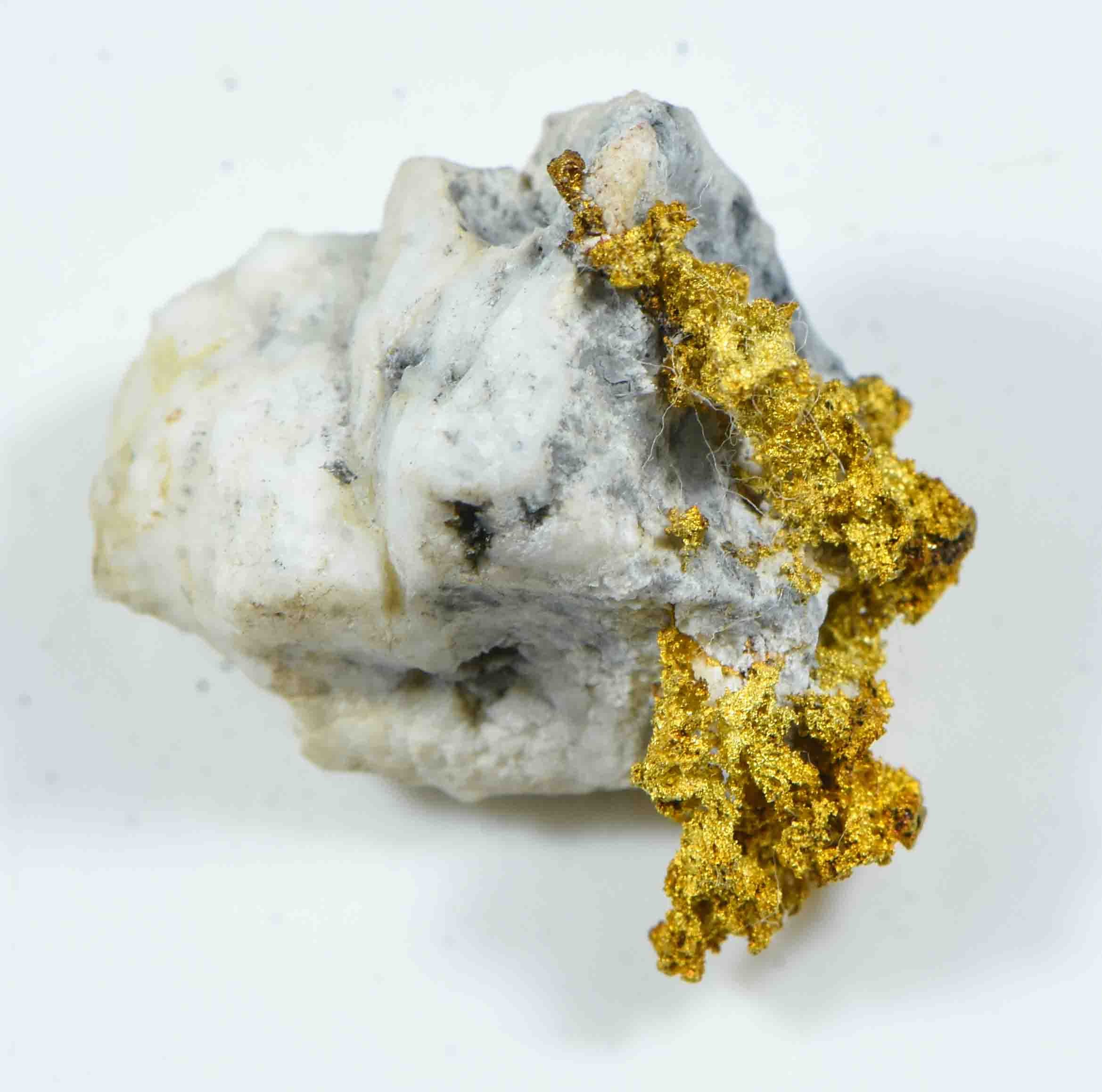 #OM-46 Crystalline Gold Nugget Specimen 4.40 Grams Oriental Mine Sierra County California Rare