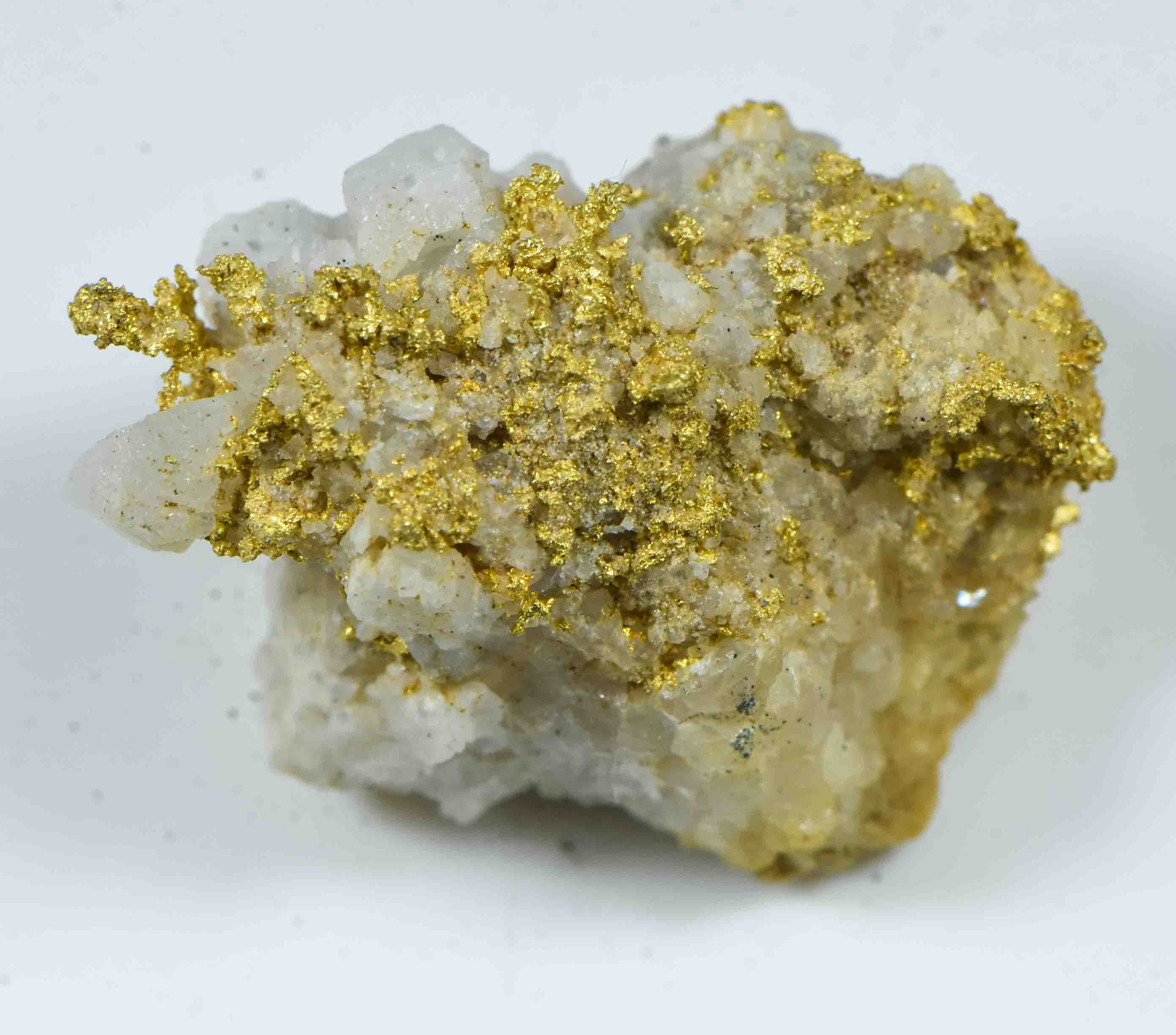 #OM-50 Crystalline Gold Nugget Specimen 4.90 Grams Oriental Mine Sierra County California Rare