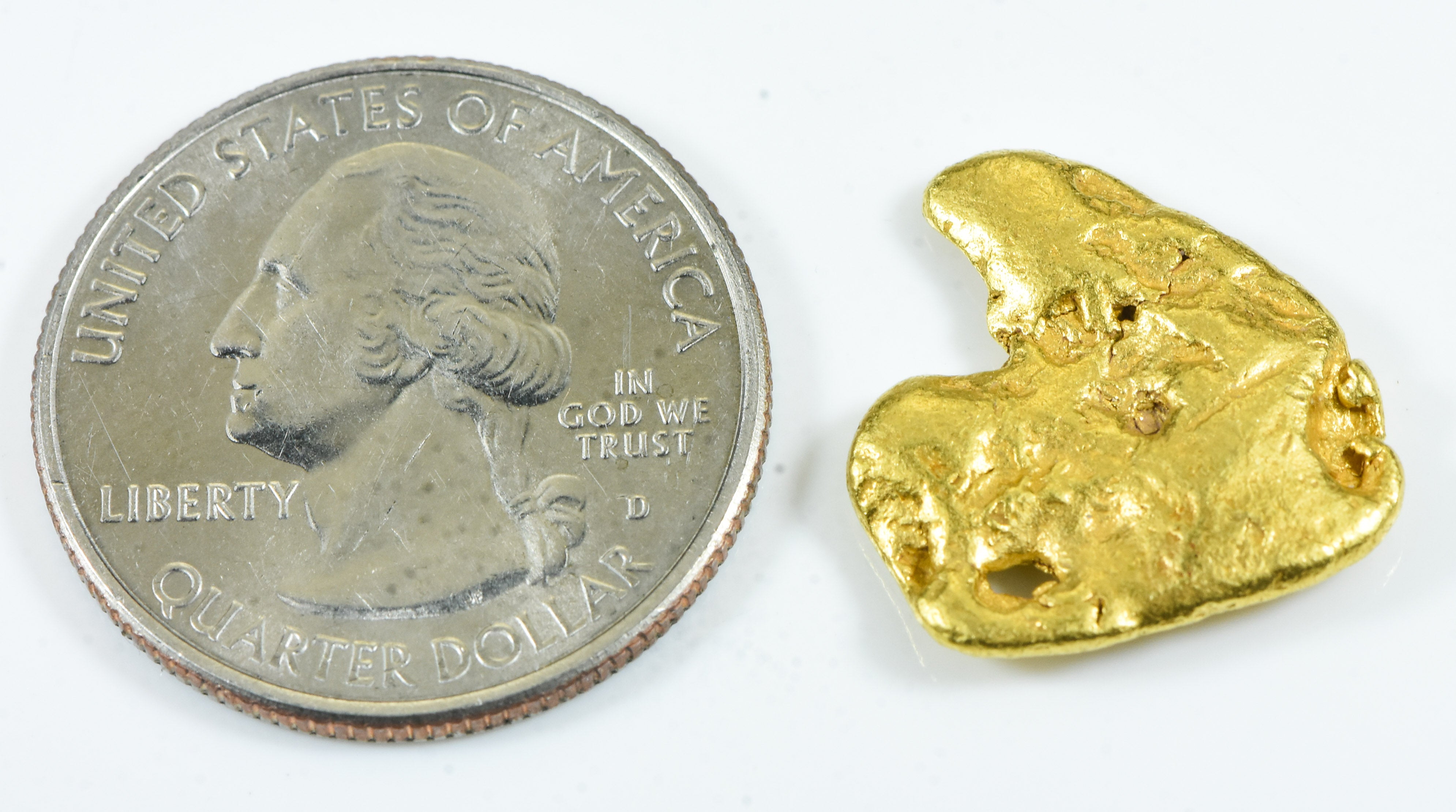 #411 Alaskan BC Natural Gold Nugget 6.22 Grams Genuine