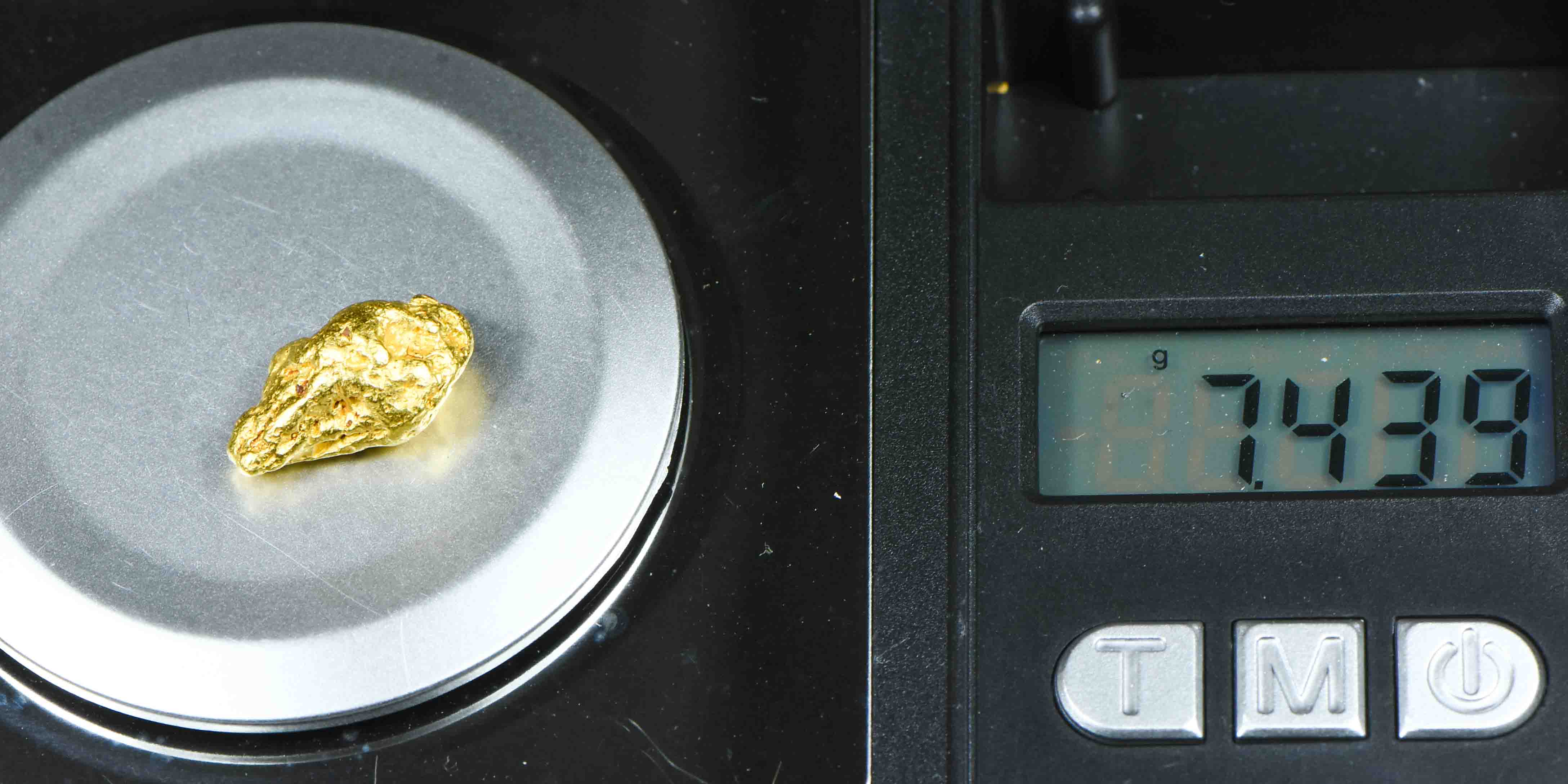 #1157 Natural Gold Nugget Australian 7.43 Grams Genuine