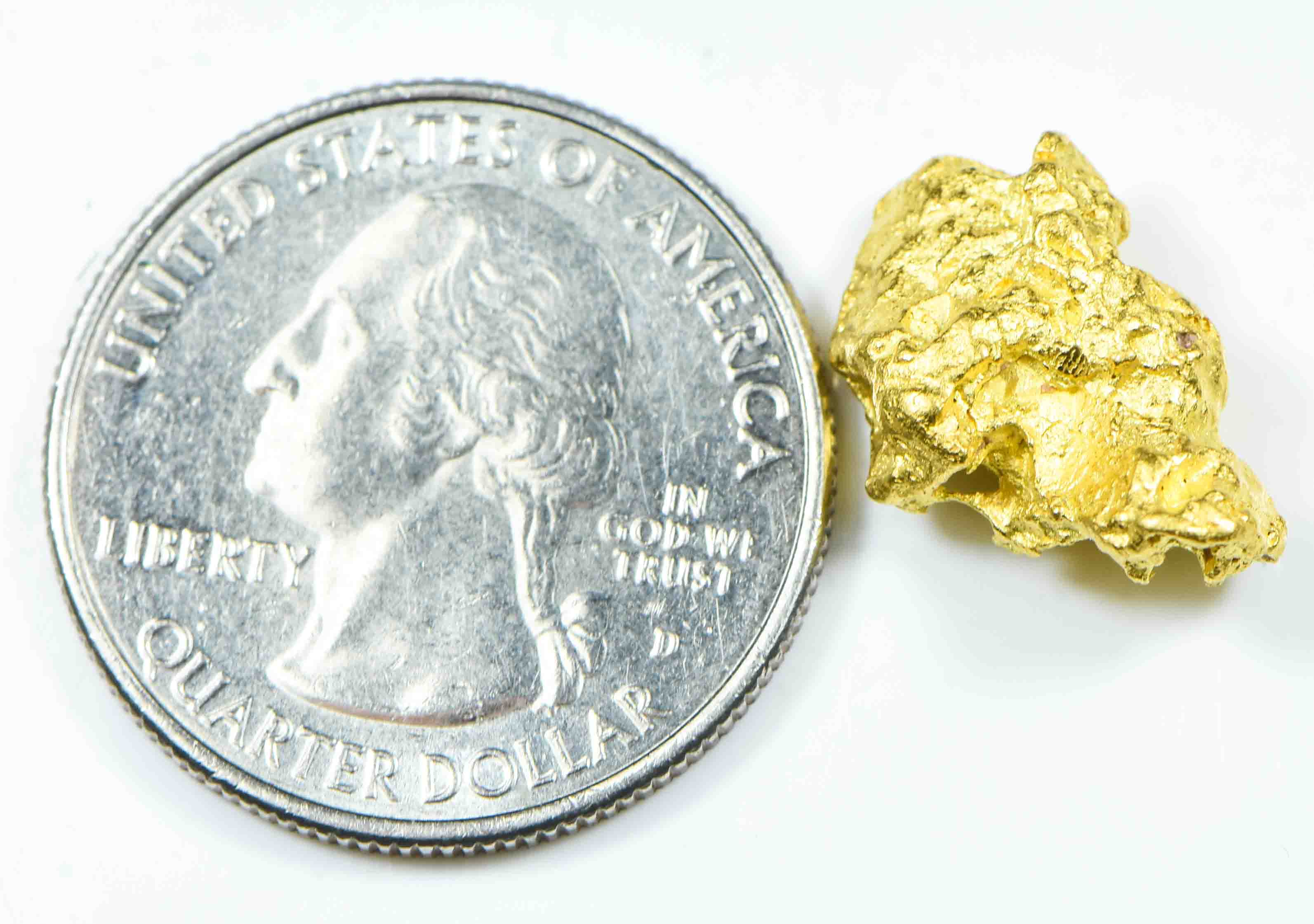 #1179 Natural Gold Nugget Australian 6.71 Grams Genuine