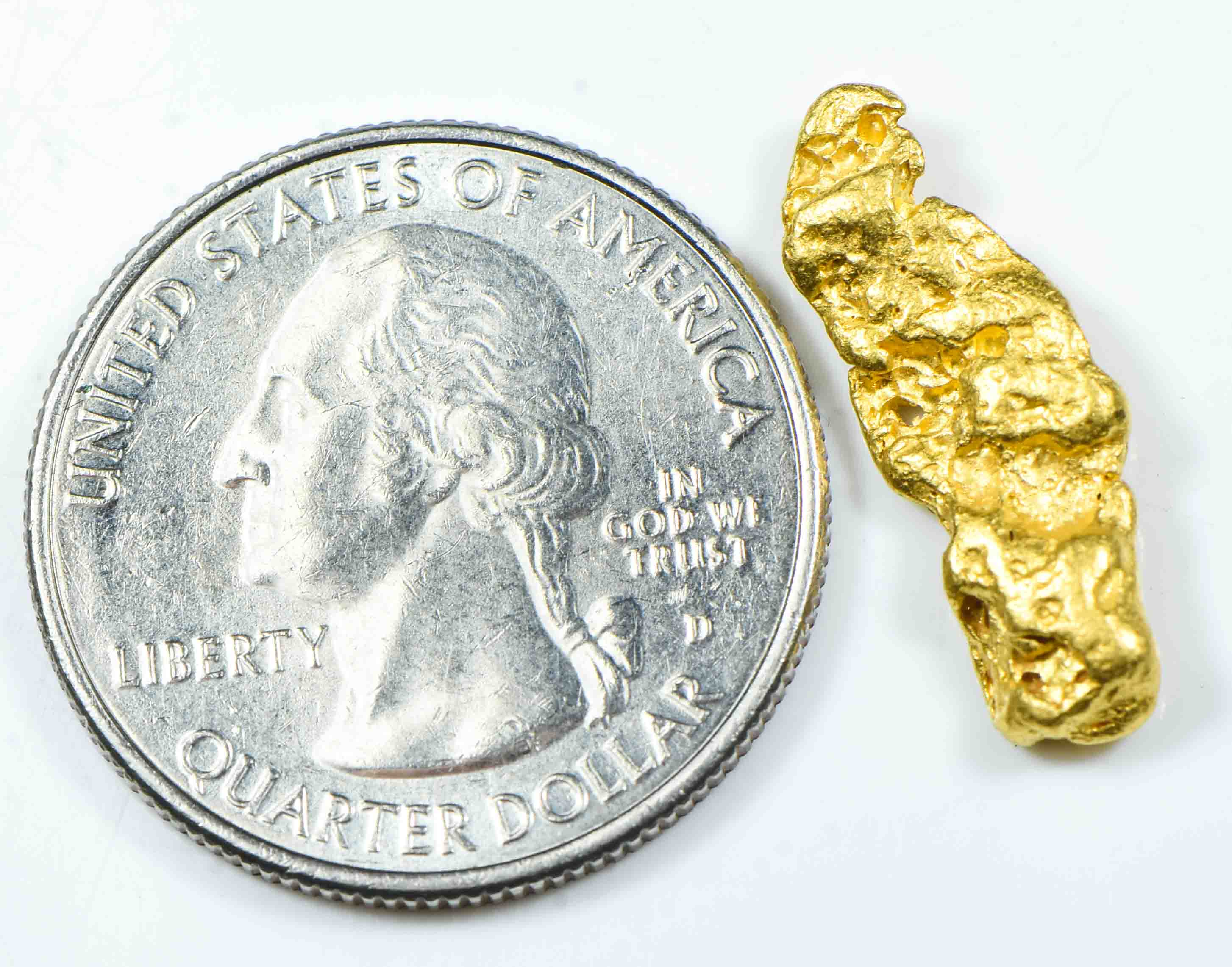 #925 Natural Gold Nugget Australian 3.31 Grams Genuine