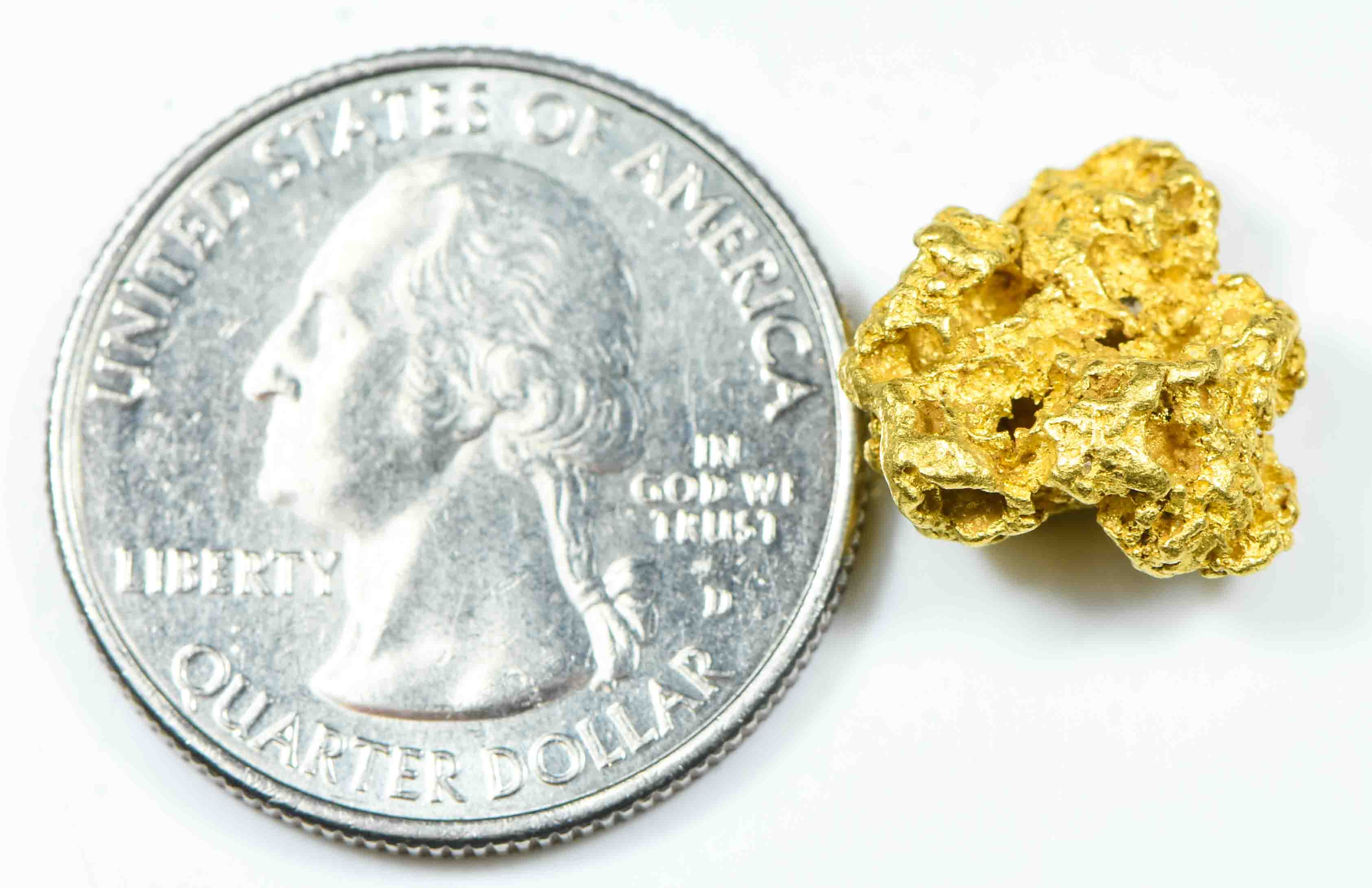 #936 Natural Gold Nugget Australian 4.36 Grams Genuine