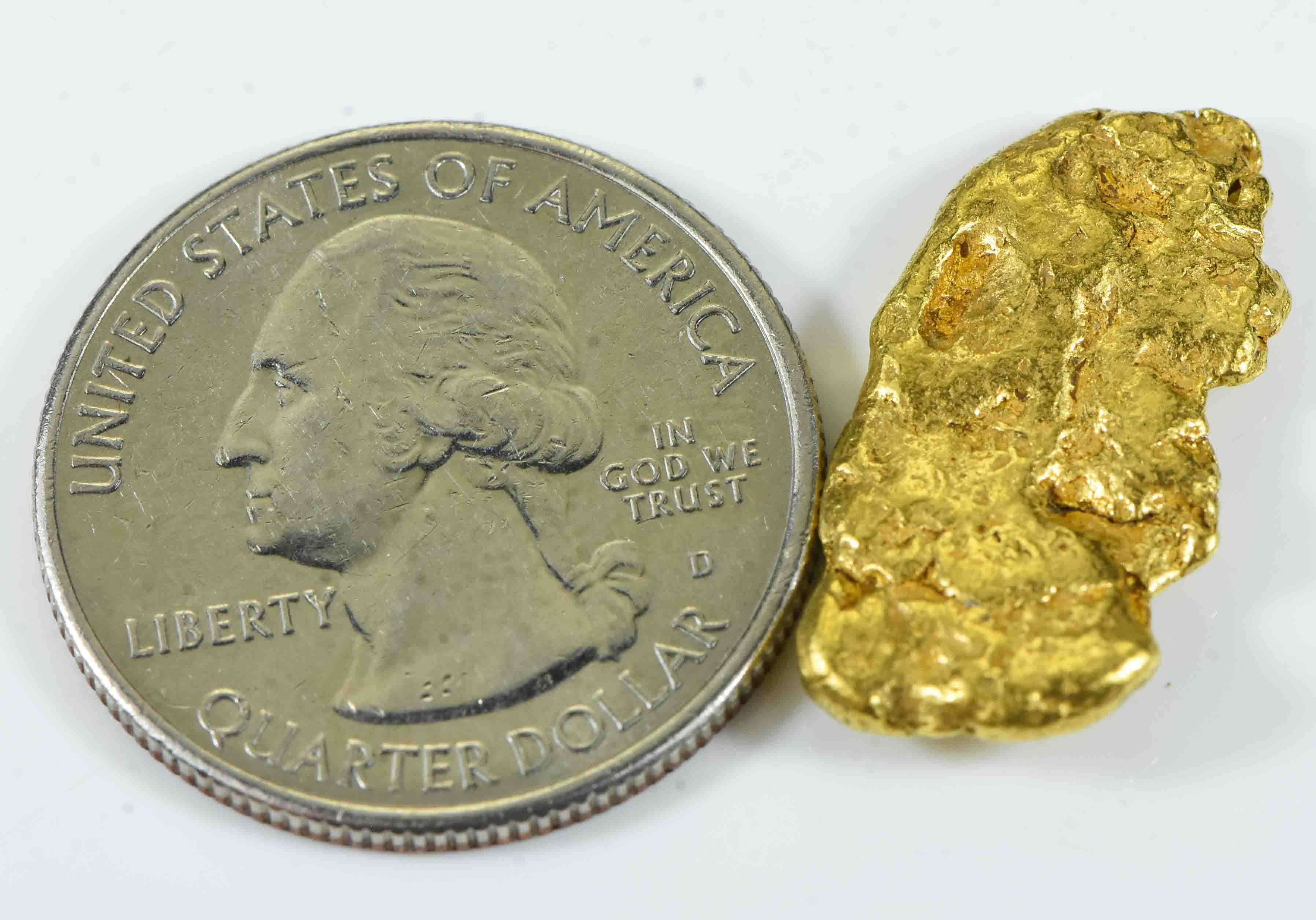 #511 Alaskan BC Natural Gold Nugget 7.25 Grams Genuine