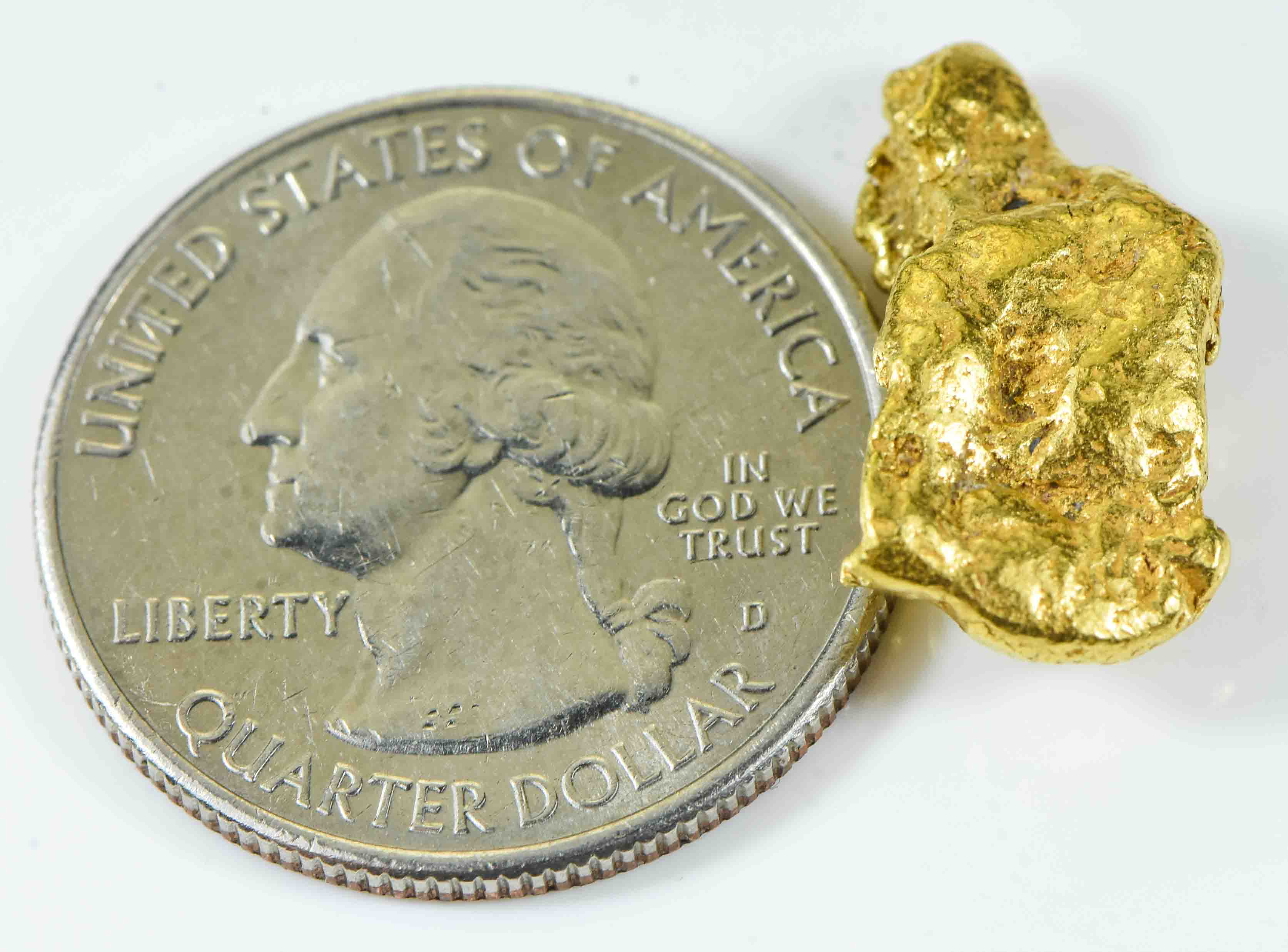 #529 Alaskan BC Natural Gold Nugget 6.94 Grams Genuine