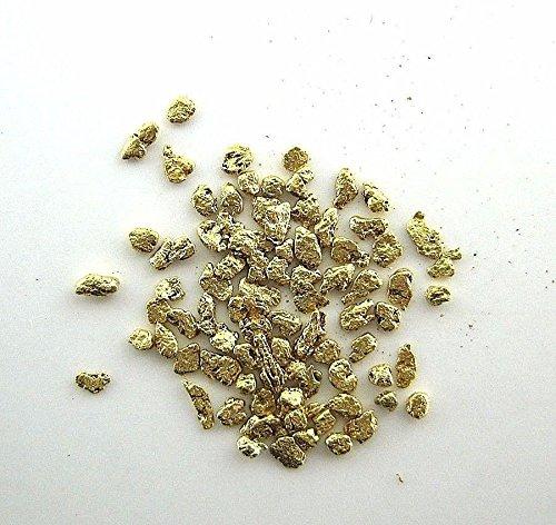 Alaskan Yukon Gold Rush Nuggets 50 Mesh 1 Gram Of Super -Super Small Fines Bc Flake