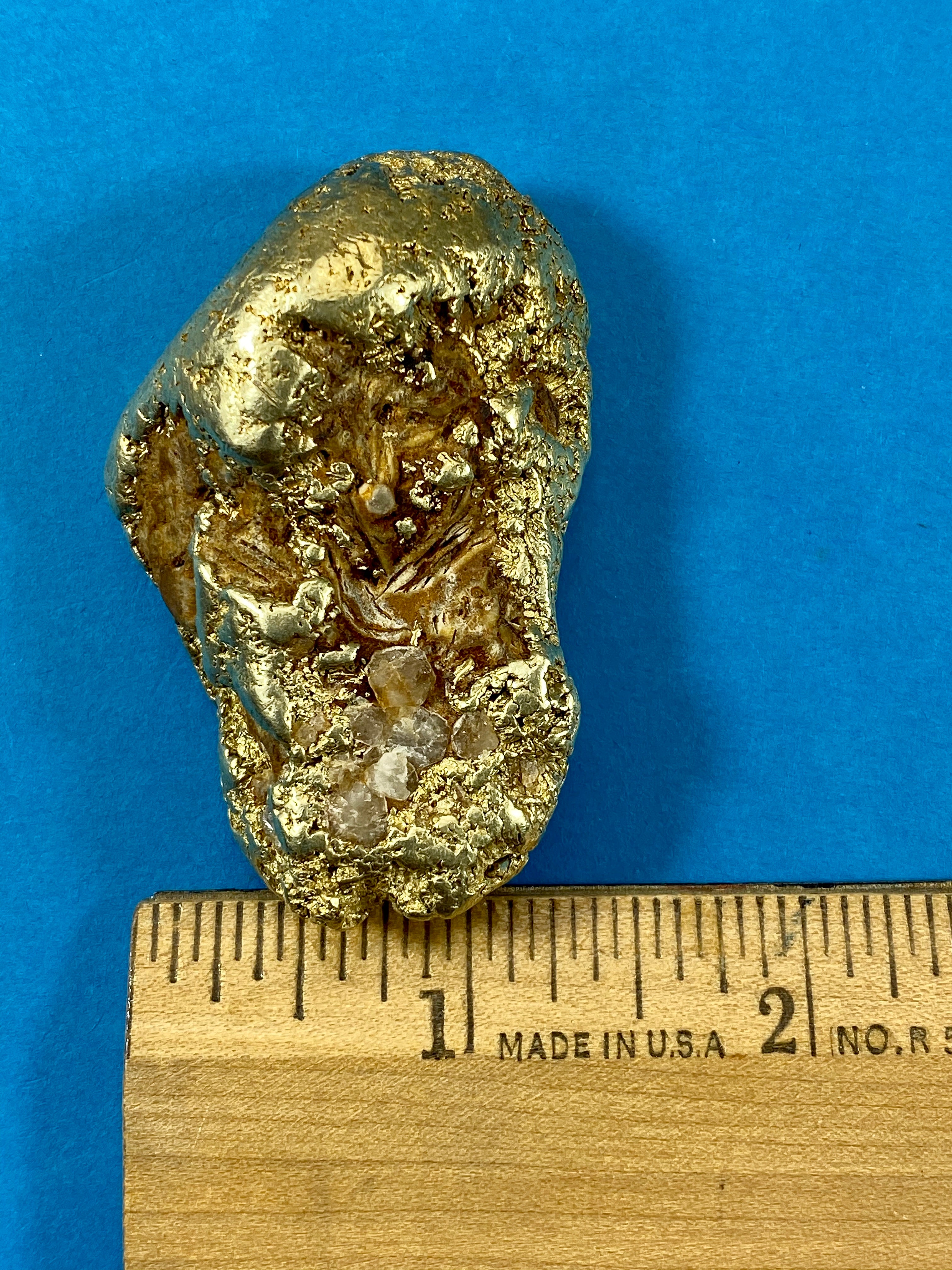 Nevada Electrum Natural Gold Nugget 151.38 Grams - 4.86 Troy Ounces. Very Rare