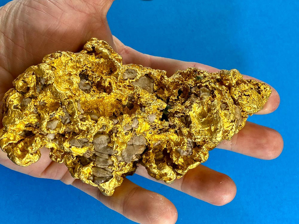 Large Natural Gold Nugget Australian 1461.15 Grams 46.98 Troy Ounces Very Rare