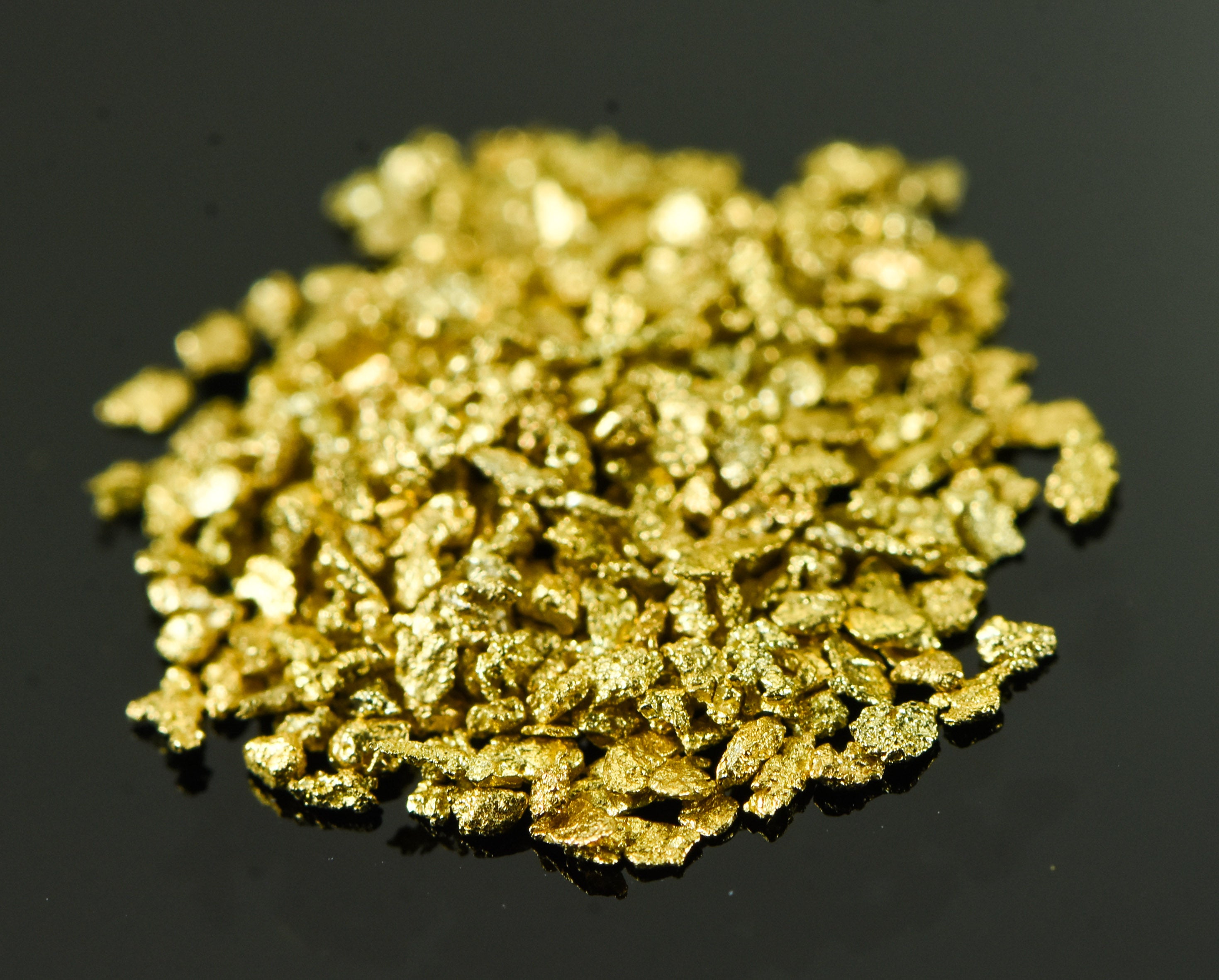 Alaskan Yukon Gold Rush Nuggets #25 Mesh .05 Troy Oz. 1.55 Grams or 1 DWT