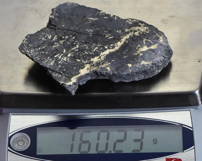 Nevada Silver Quartz Ore 160.23 Grams, 5.15 Troy Ounces Genuine