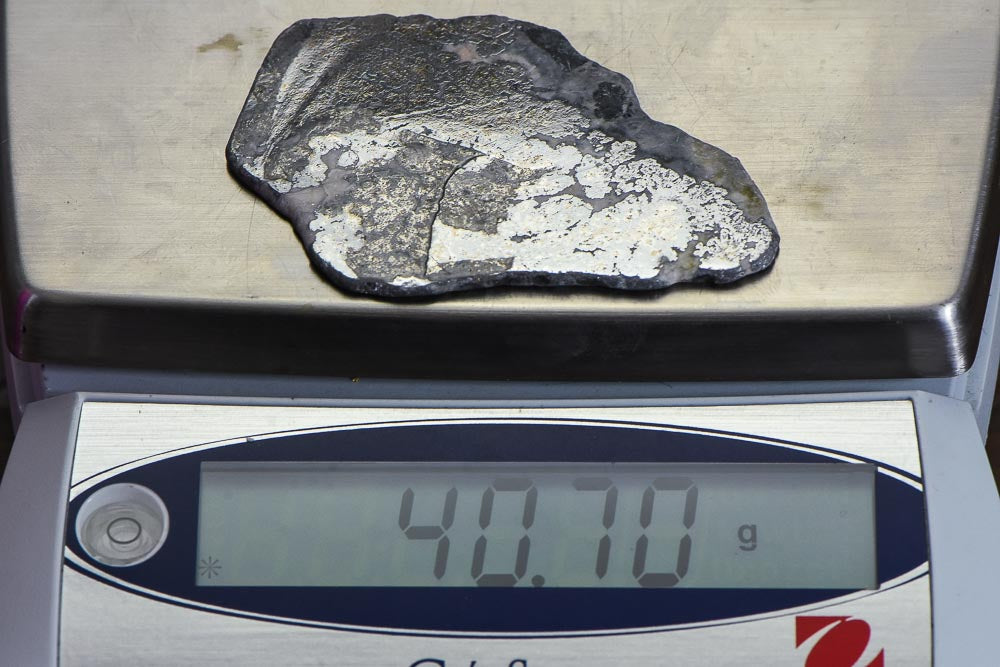 Nevada Silver Quartz Slab 40.70 Grams, 1.30 Troy Ounces Genuine $3.00 PPG