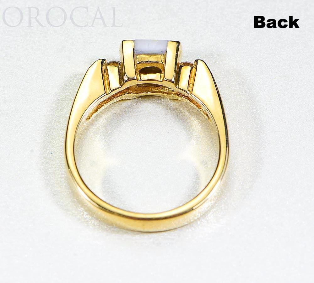 Gold Quartz Ladies Ring "Orocal" RL842D10Q Genuine Hand Crafted Jewelry - 14K Gold Casting