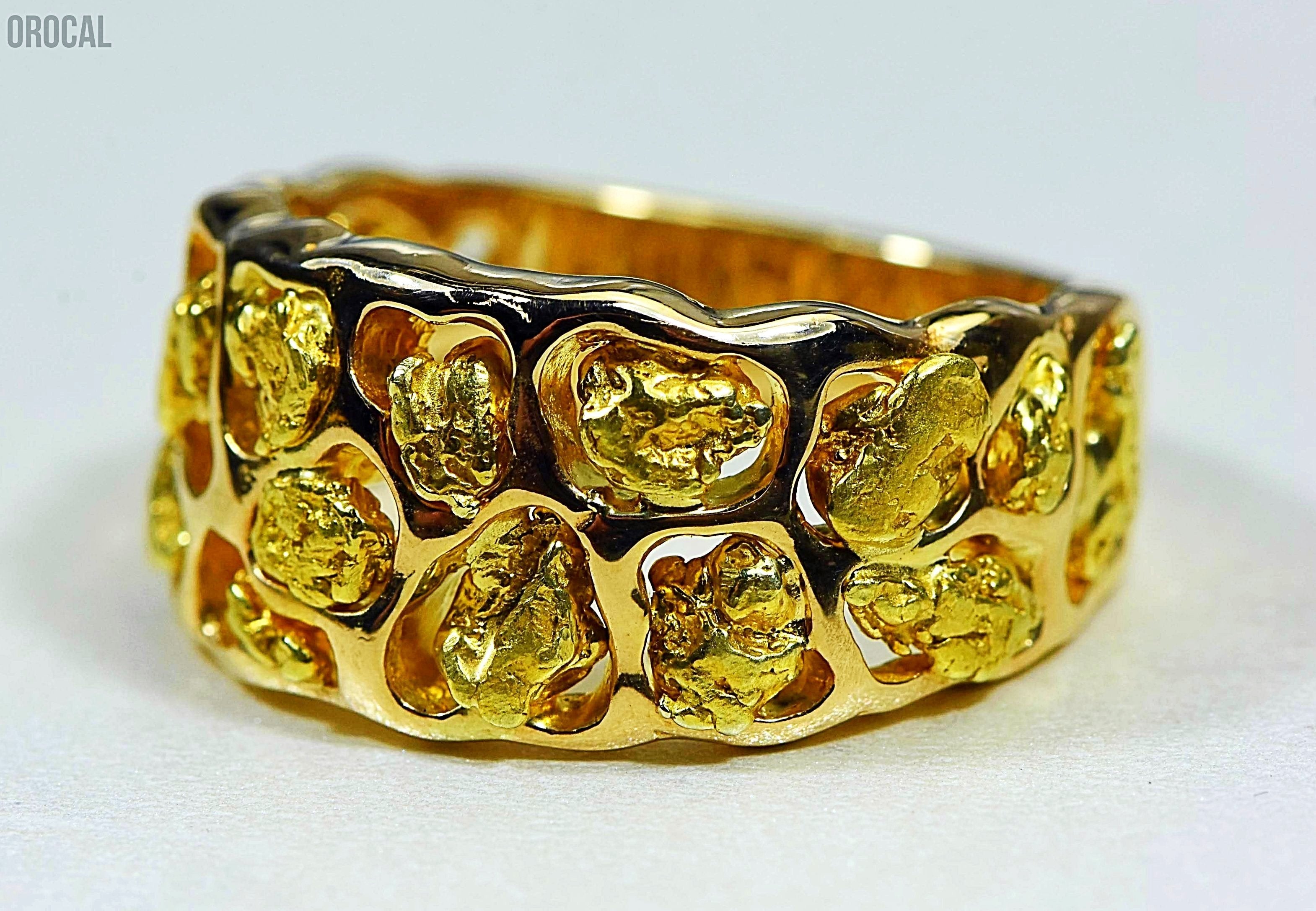 Gold Nugget Men's Ring
