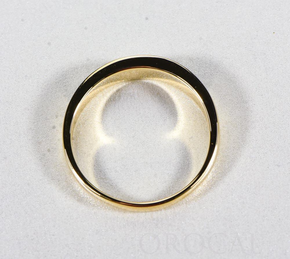 Gold Quartz Ring "Orocal" RM733D8Q Genuine Hand Crafted Jewelry - 14K Gold Casting